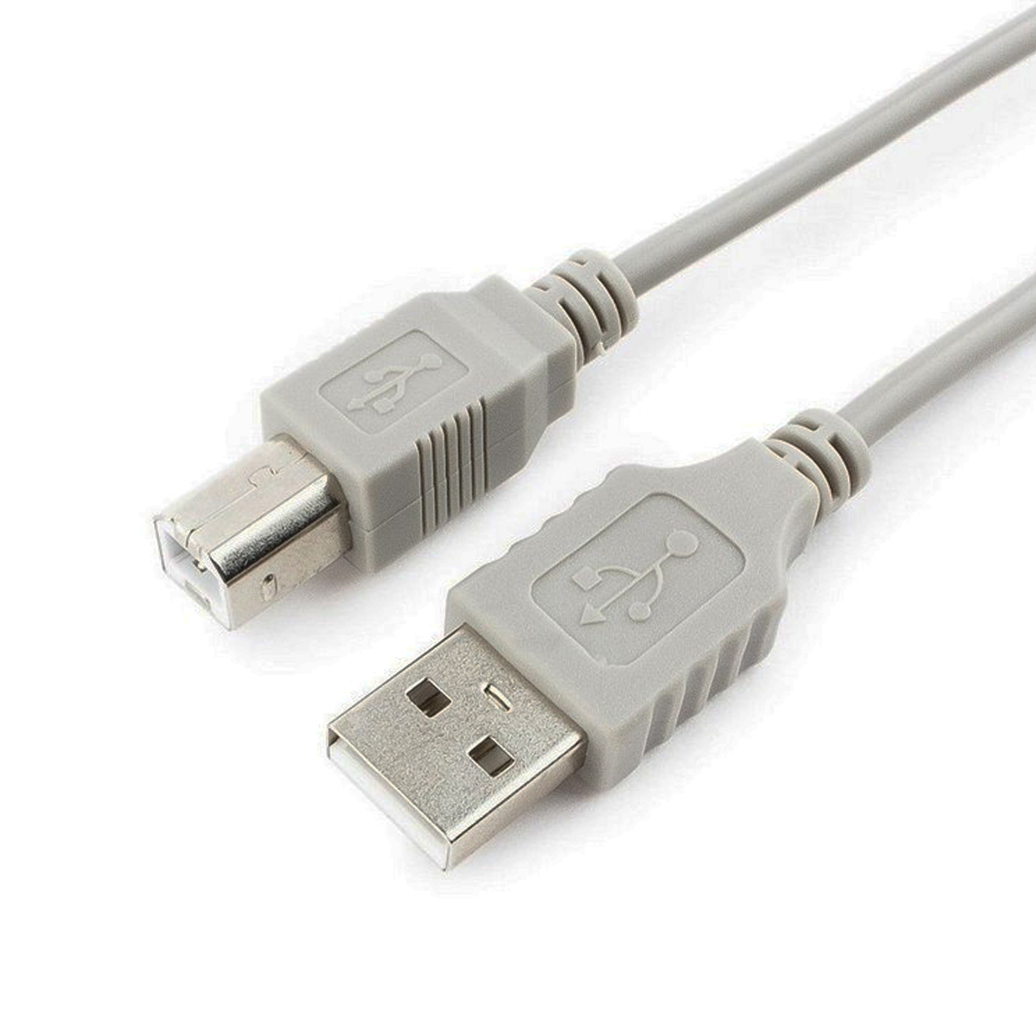 Шнур USB AM-BM 3 м. серый (для принтера, сканера), фото