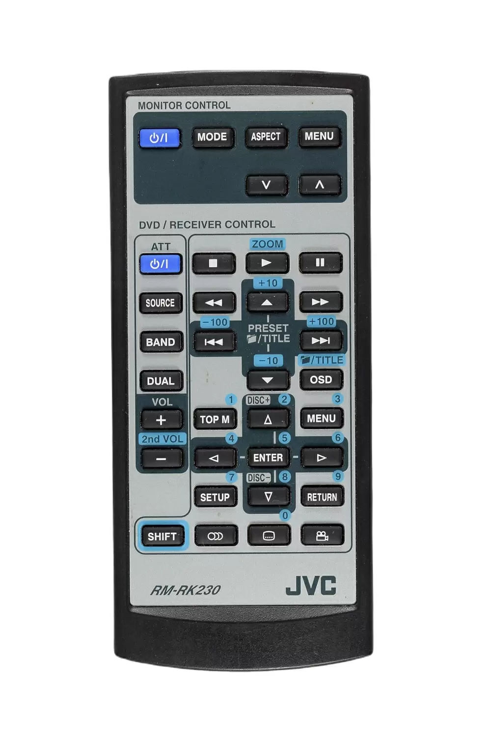 Купить Оригинальный пульт для автомагнитолы Jvc RM-RK230 по низкой цене