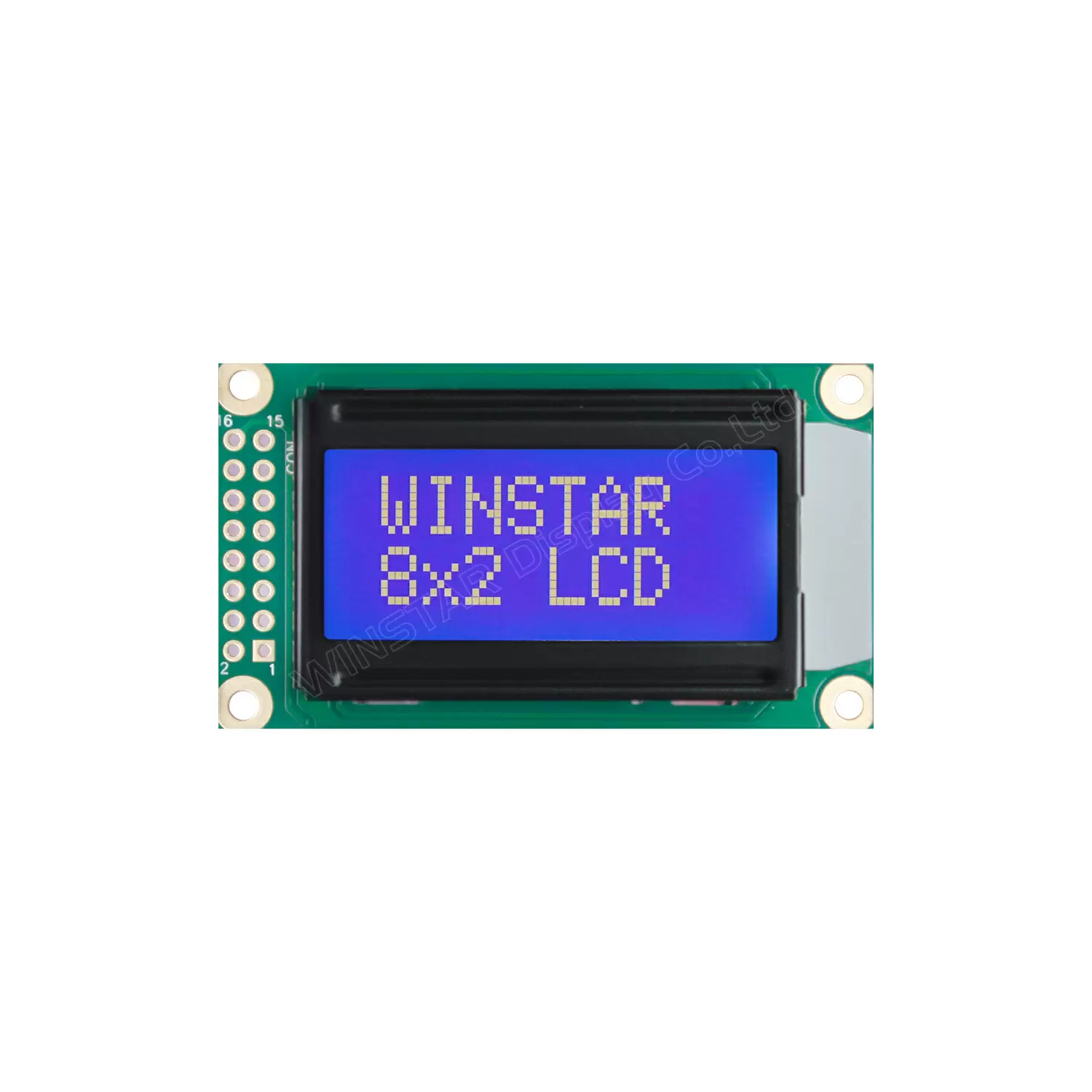 Купить WINSTAR WH0802A символьный дисплей 58x32 (синий) по низкой цене