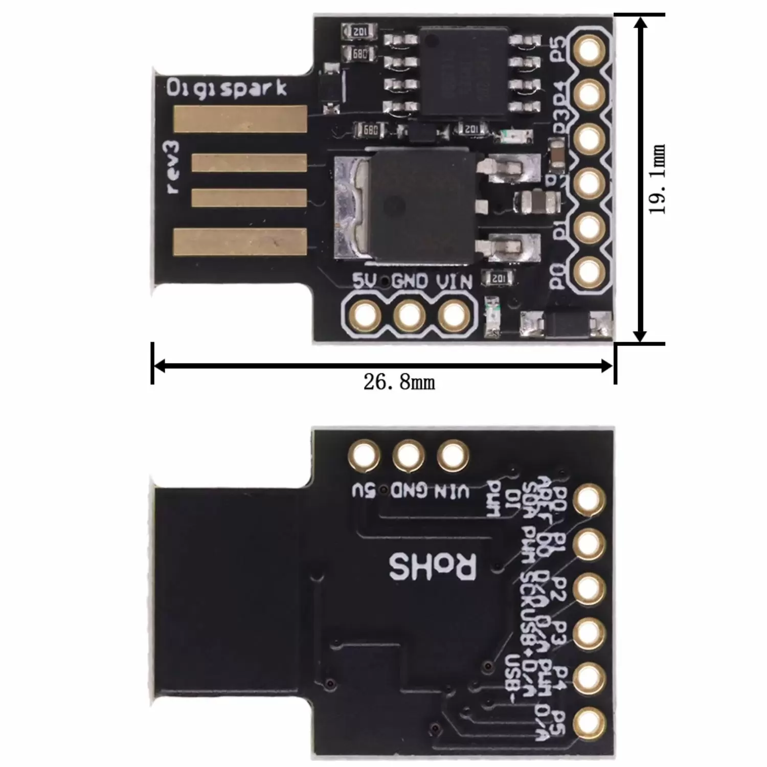 Купить Плата разработчика ATtiny85 USB от Digispark по низкой цене