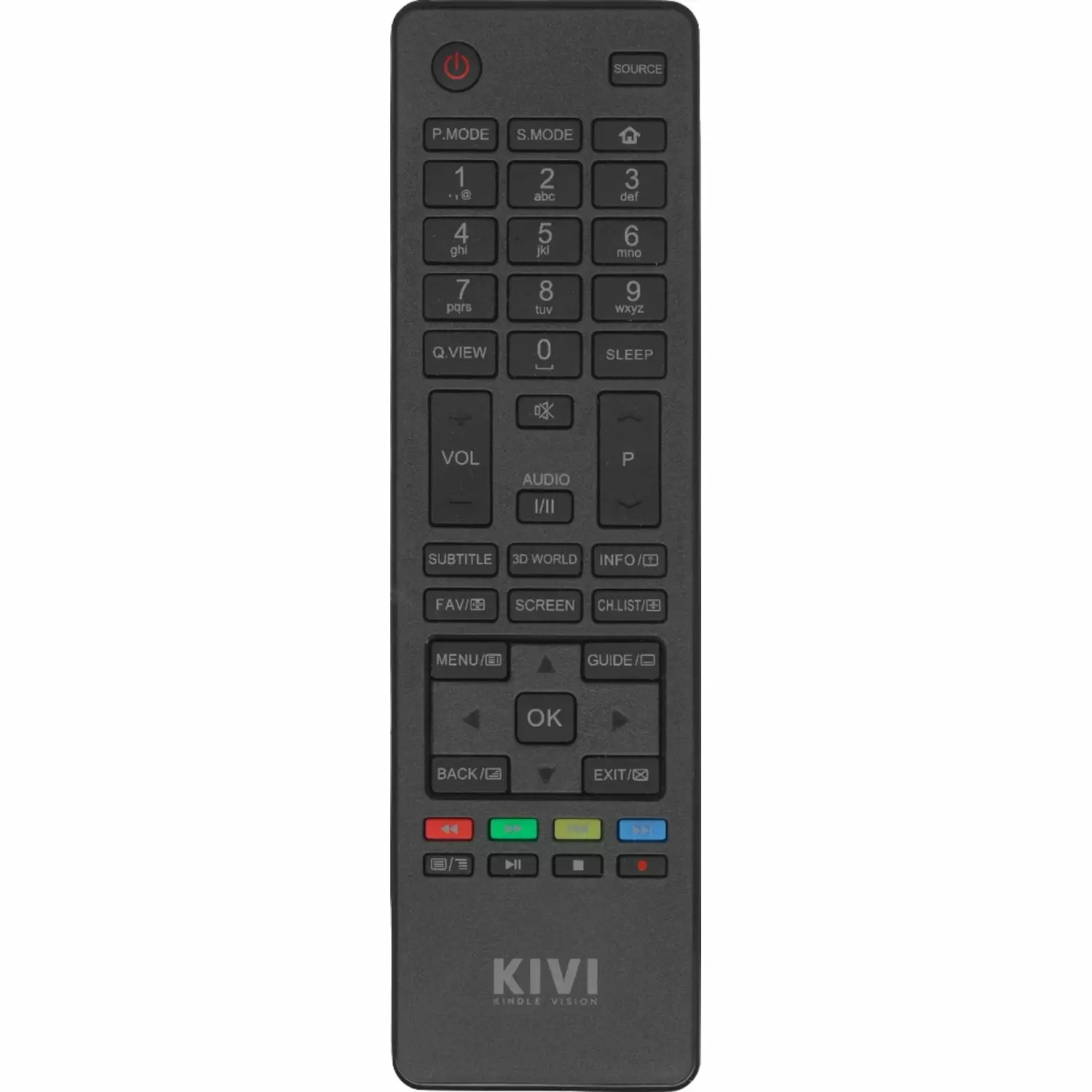 Купить Оригинальный пульт для телевизора KIVI RC-37 (24HK10G) по низкой цене