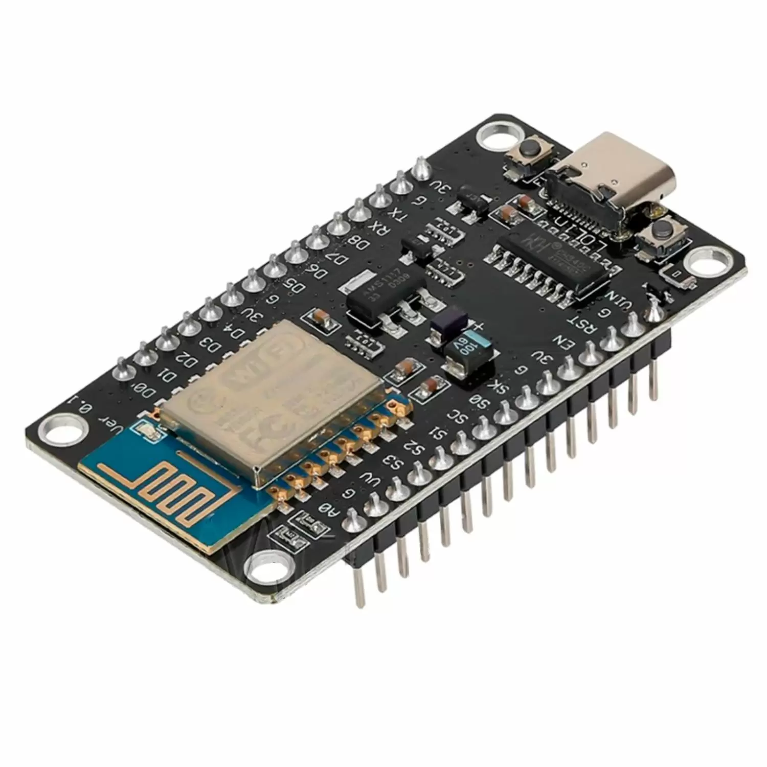 Купить Контроллер NodeMcu V3 WI-FI ESP8266,CH340 TYPE-C по низкой цене