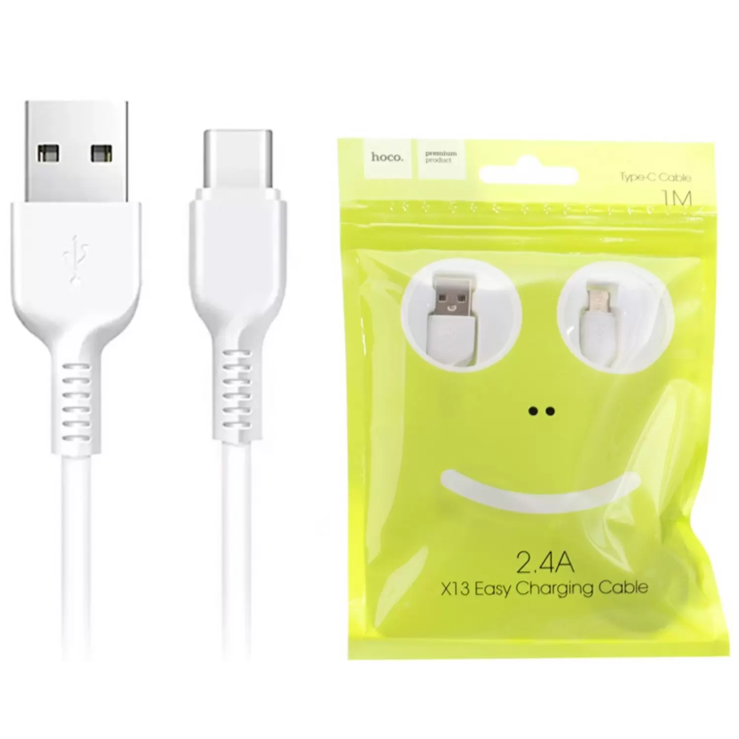 Купить Кабель зарядный Hoco X13 Easy charged USB - Type-C 1м по низкой цене