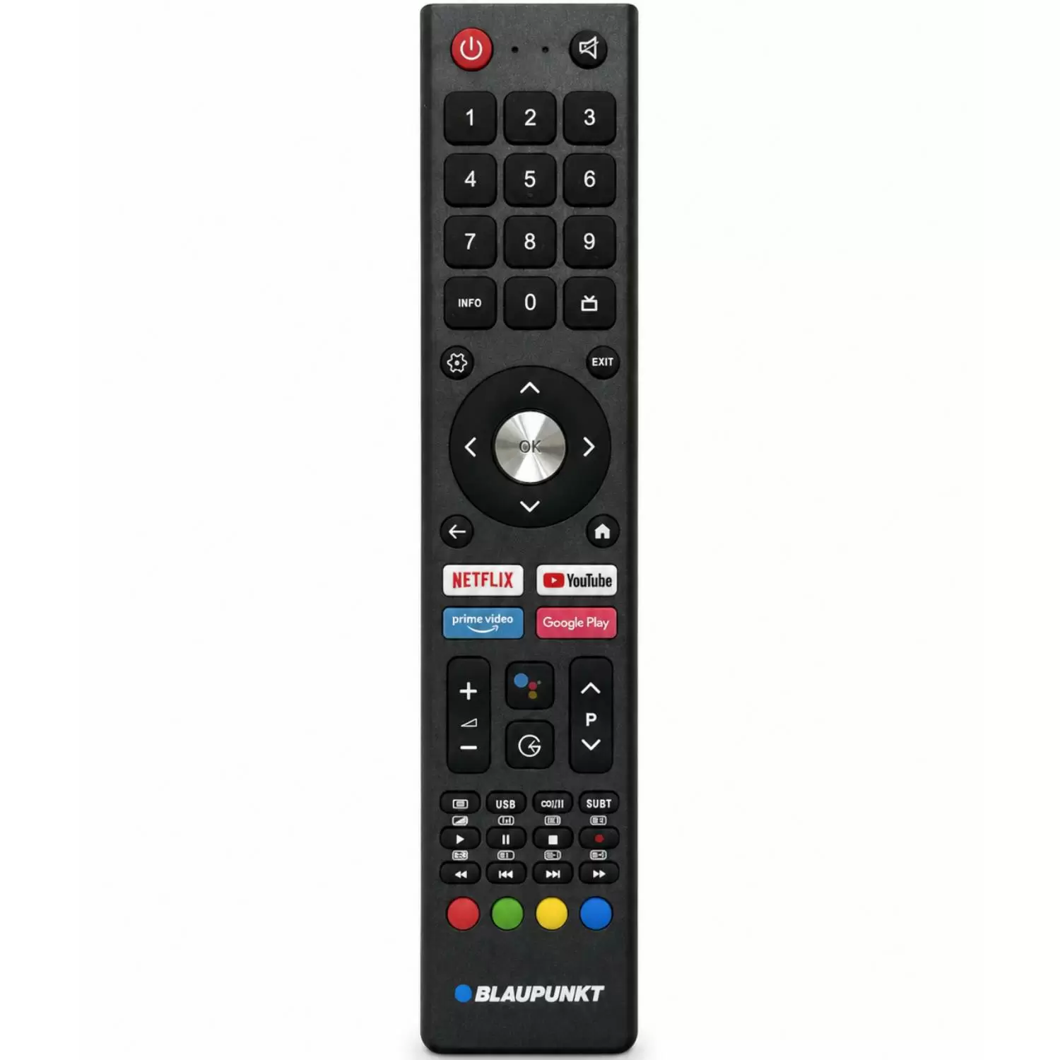 фото товара Оригинальный пульт для телевизора Blaupunkt 43UBC6000 (с микрофоном)