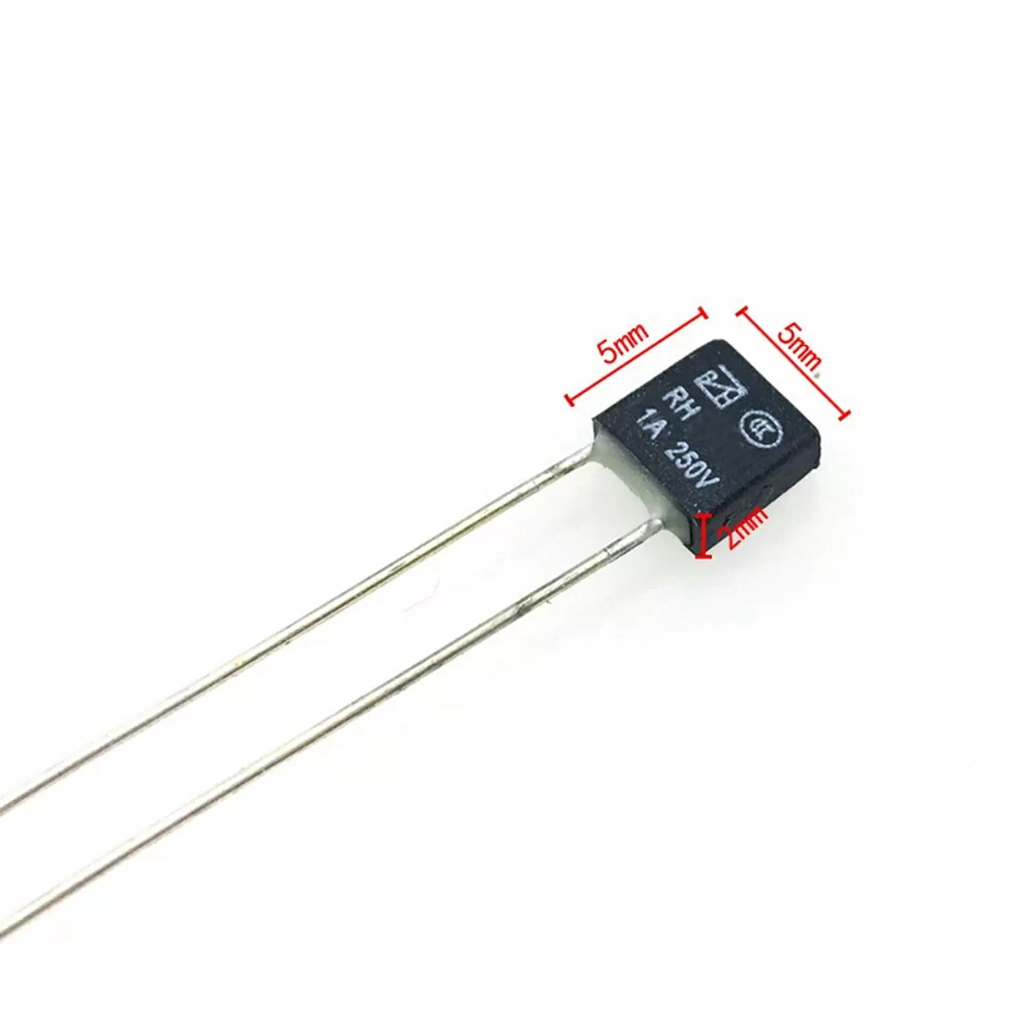 фото товара Термопредохранитель 125°C, 1А, 250v