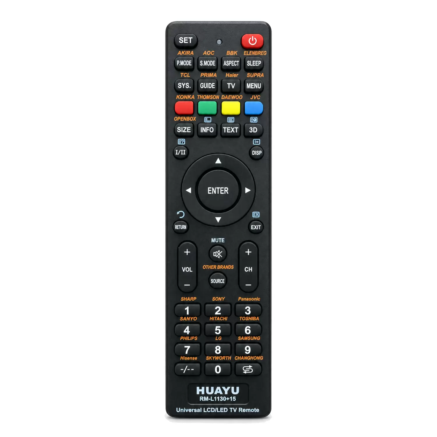 Купить Универсальный пульт для телевизора HUAYU RM-L1130+15 по низкой цене