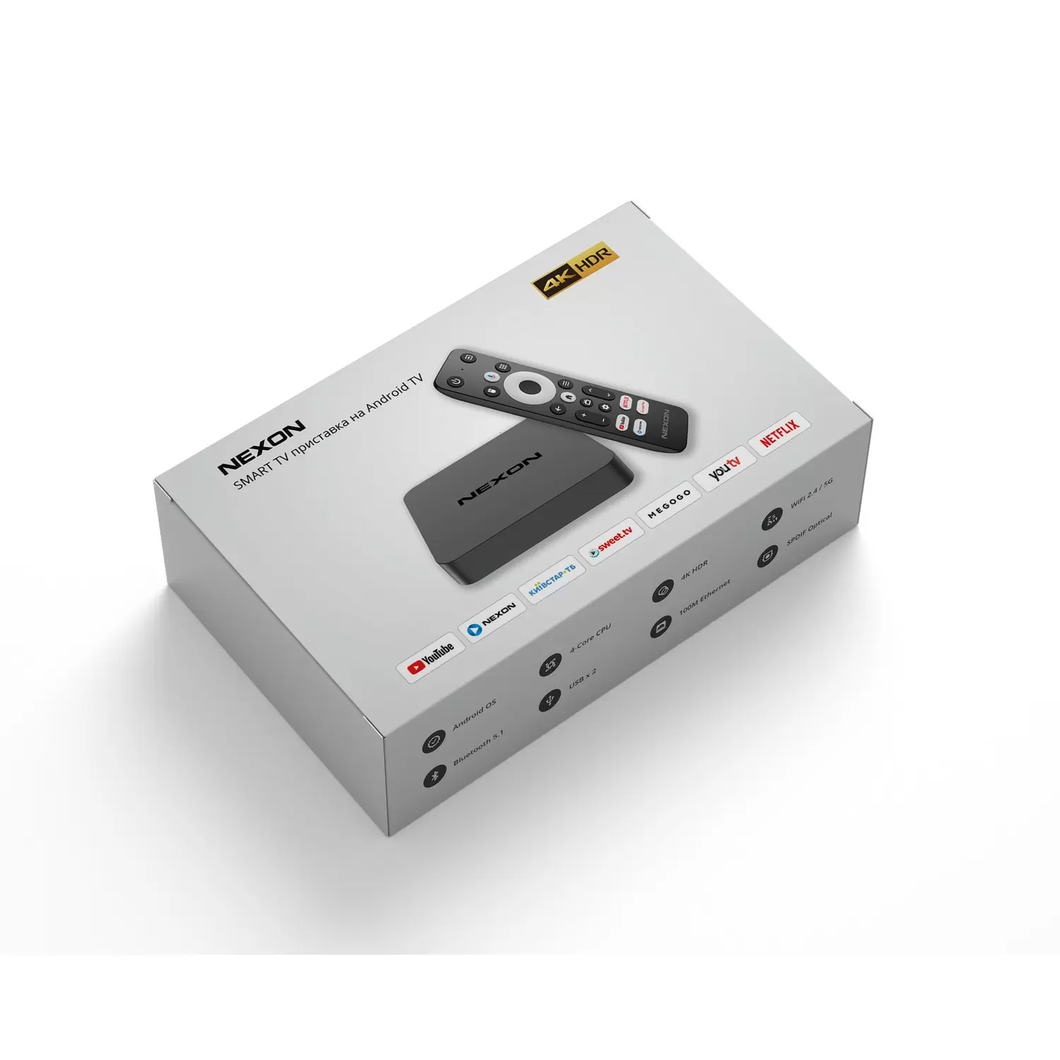 фото товара СМАРТ ТВ приставка NEXON X4 2/16GB