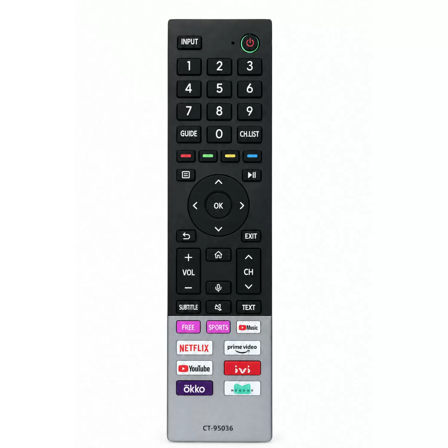 фото товара Пульт для телевизора TOSHIBA CT-95036 (с микрофоном)