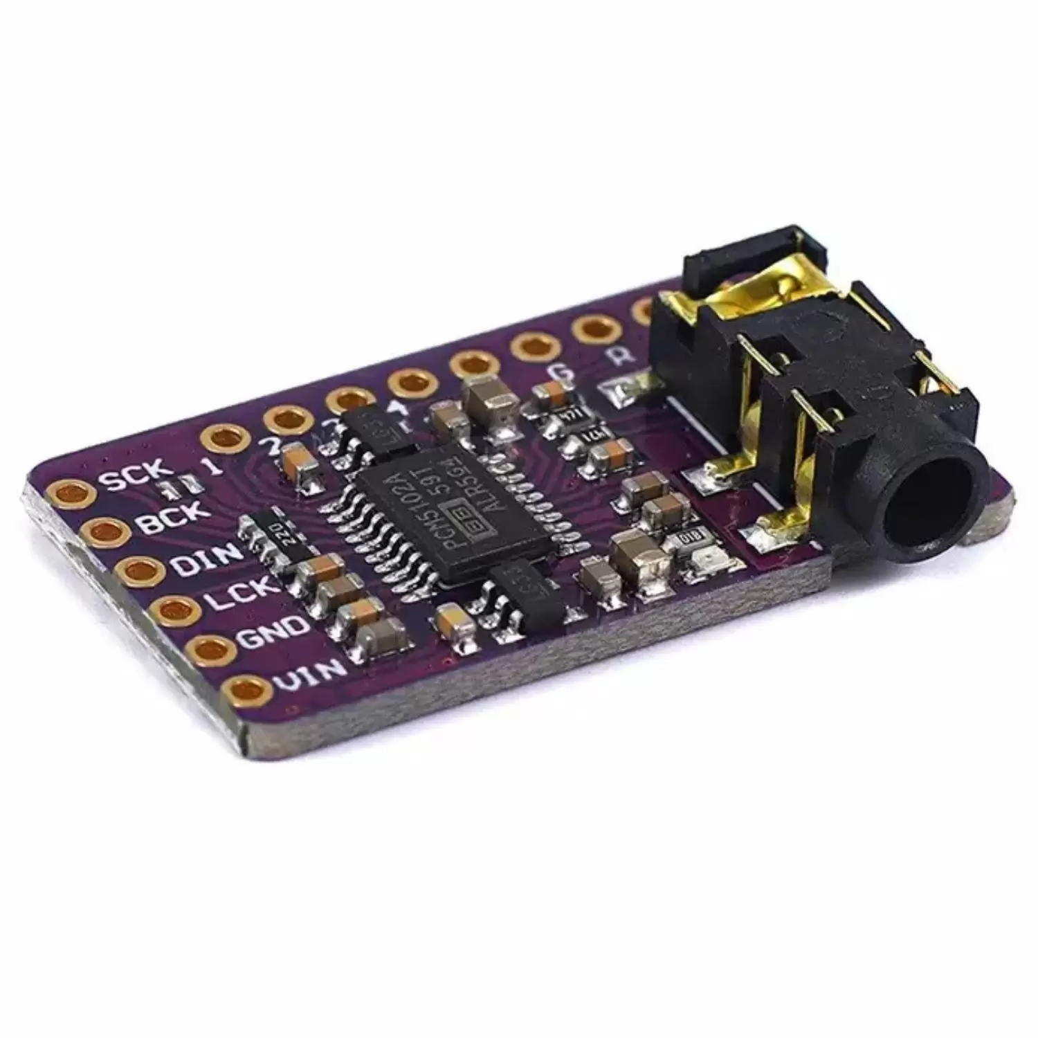 фото товара Модуль PCM5102A ЦАП стерео 24 бит для воспроизведения звука по шине I2S