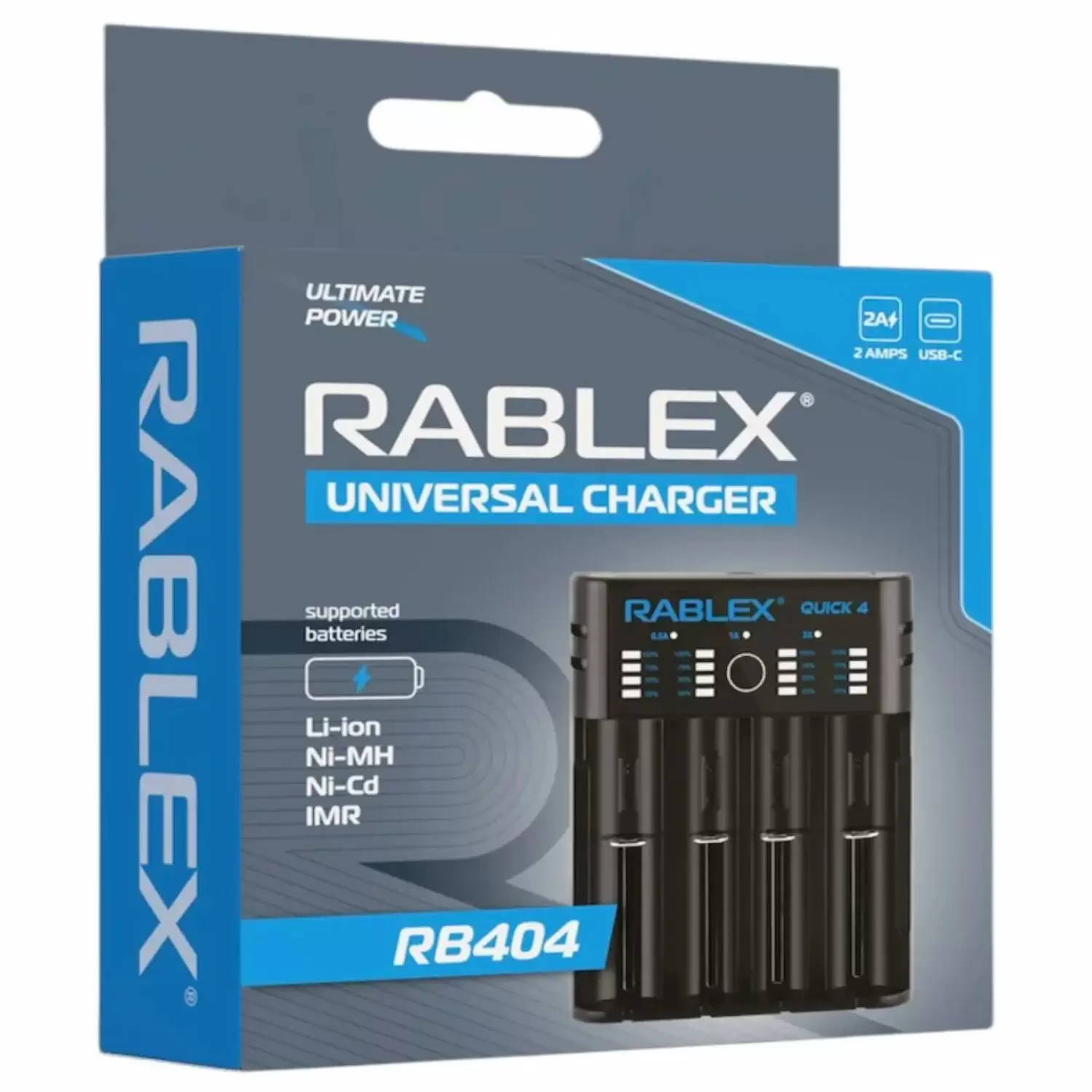 фото товара Зарядное устройство Rablex RB404 4x18650