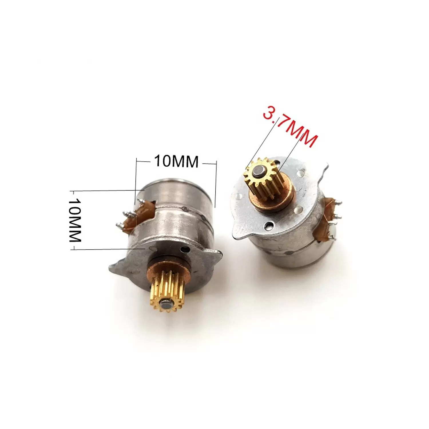 Купить Шаговый двигатель миниатюрный 10х10 мм. по низкой цене