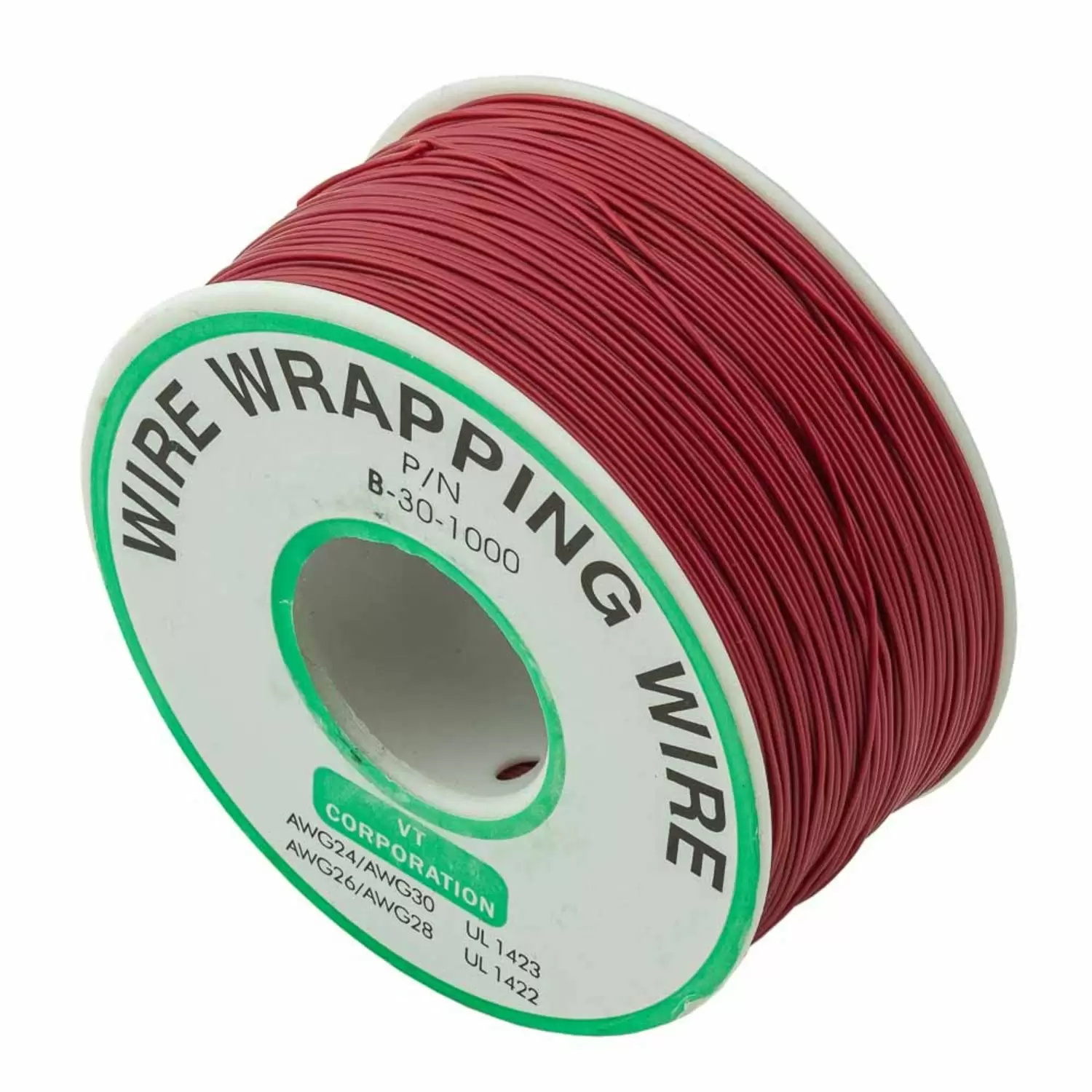 Купить Одножильный монтажный провод 30AWG 0.25 мм 250 м. красный по низкой цене