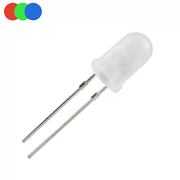 Купить Светодиод 5мм RGB быстро мигающий матовый по низкой цене