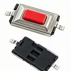 Кнопка тактовая SMD 3x6x2.5 мм 2pin (красная)