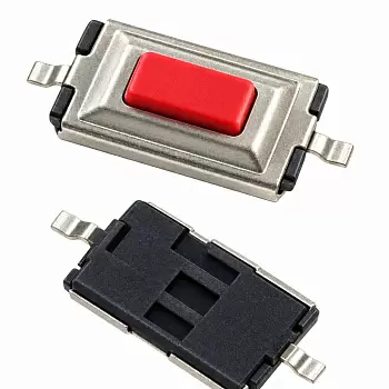 Купить Кнопка тактовая SMD 6x3x0,8мм мембранная по низкой цене