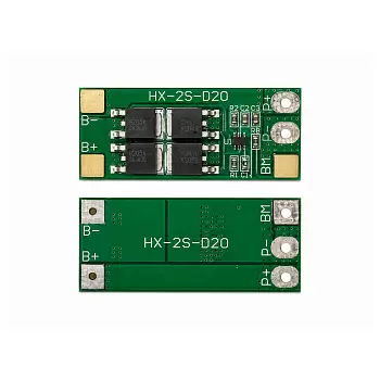Купить Контроллер BMS 2S 20A для 2-x LiFePO4 аккумуляторов по низкой цене