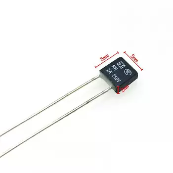 Купить Термопредохранитель RH01-100 (100°C, 2А, 250v) по низкой цене