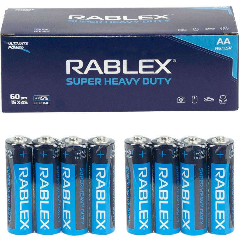 фото товара Батарейка Rablex R6 AA Super Heavy Duty 1.5V