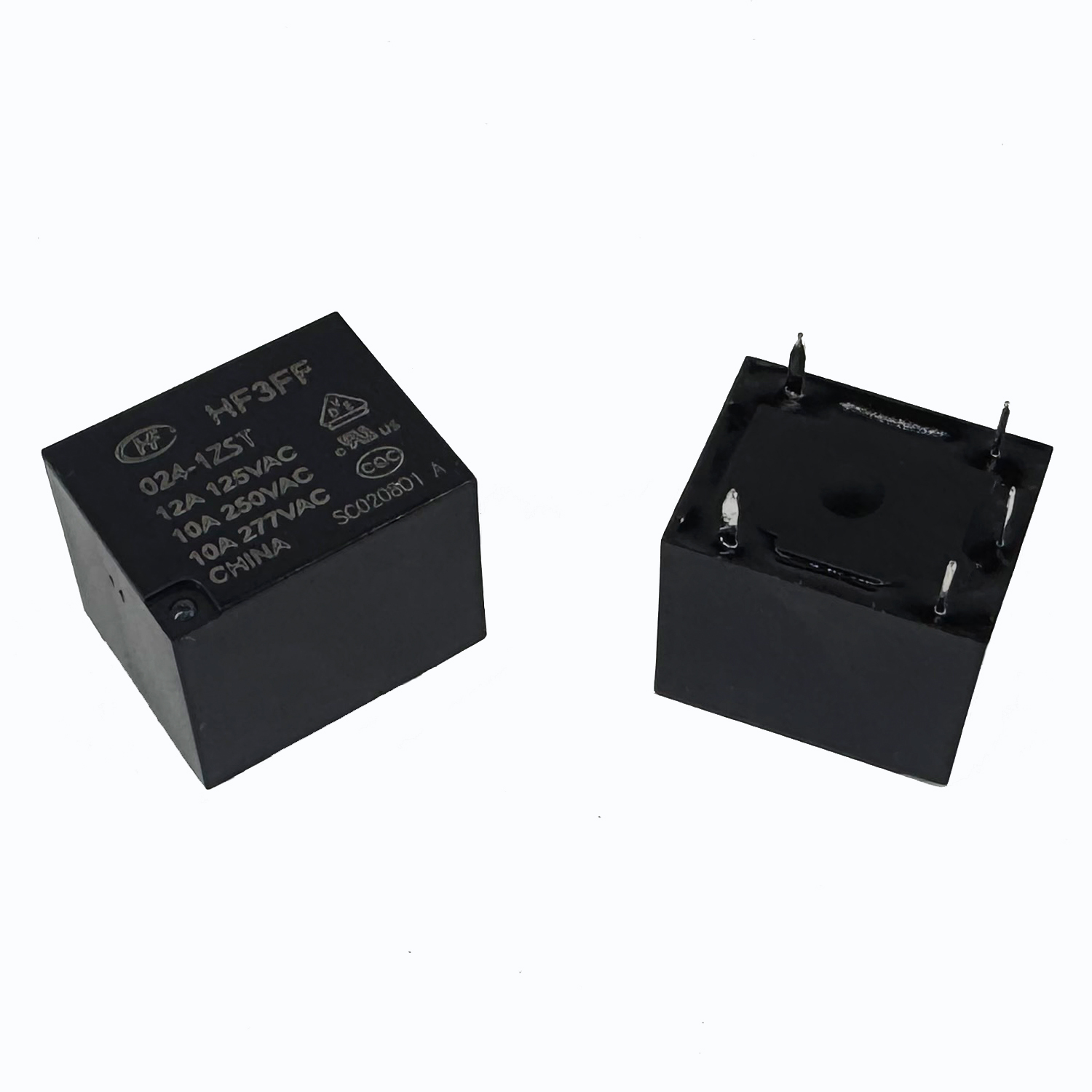 Купить Реле HF3FF-DC24-1ZST ток-10A контакты-1C по низкой цене