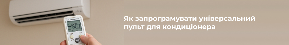 Як запрограмувати універсальний пульт для кондиціонера