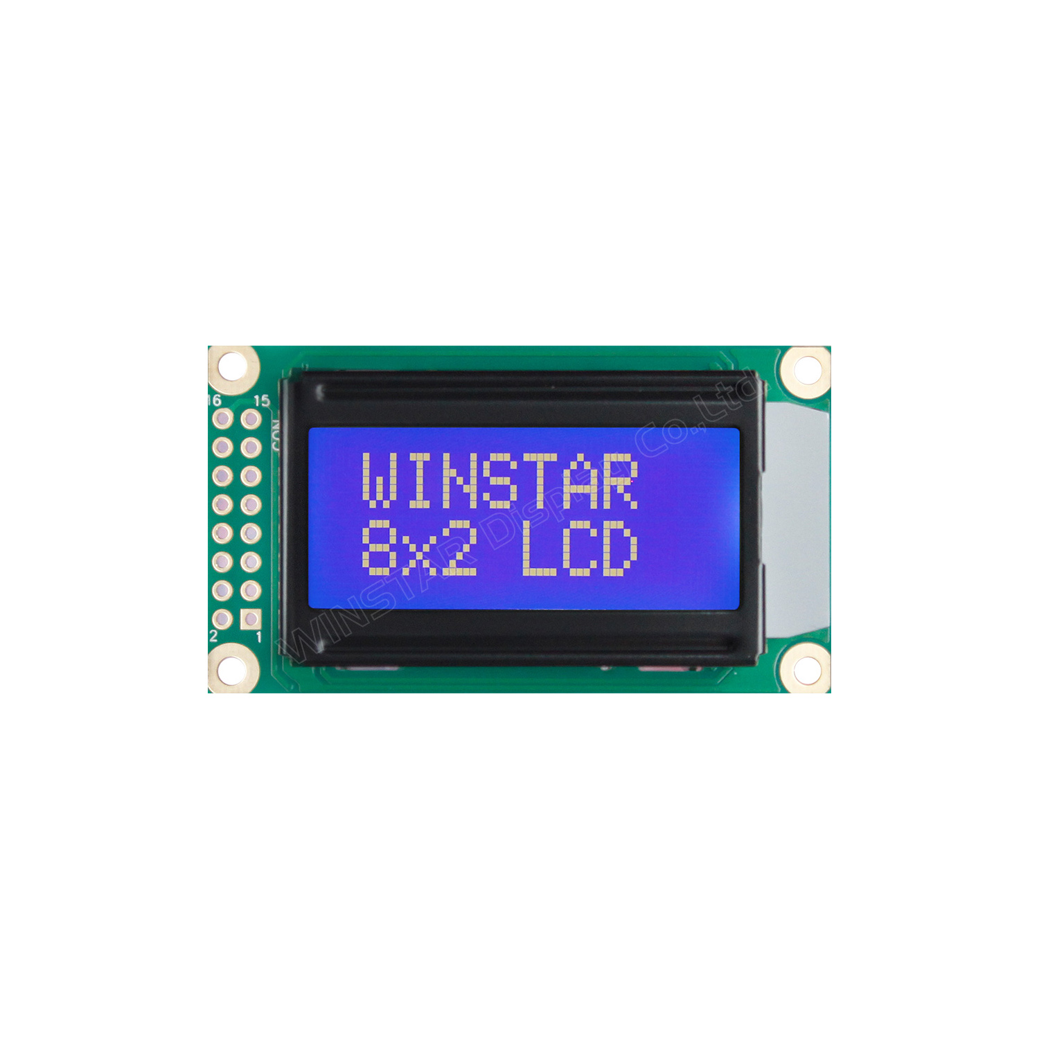 WINSTAR WH0802A символьный дисплей 58x32 (синий), фото