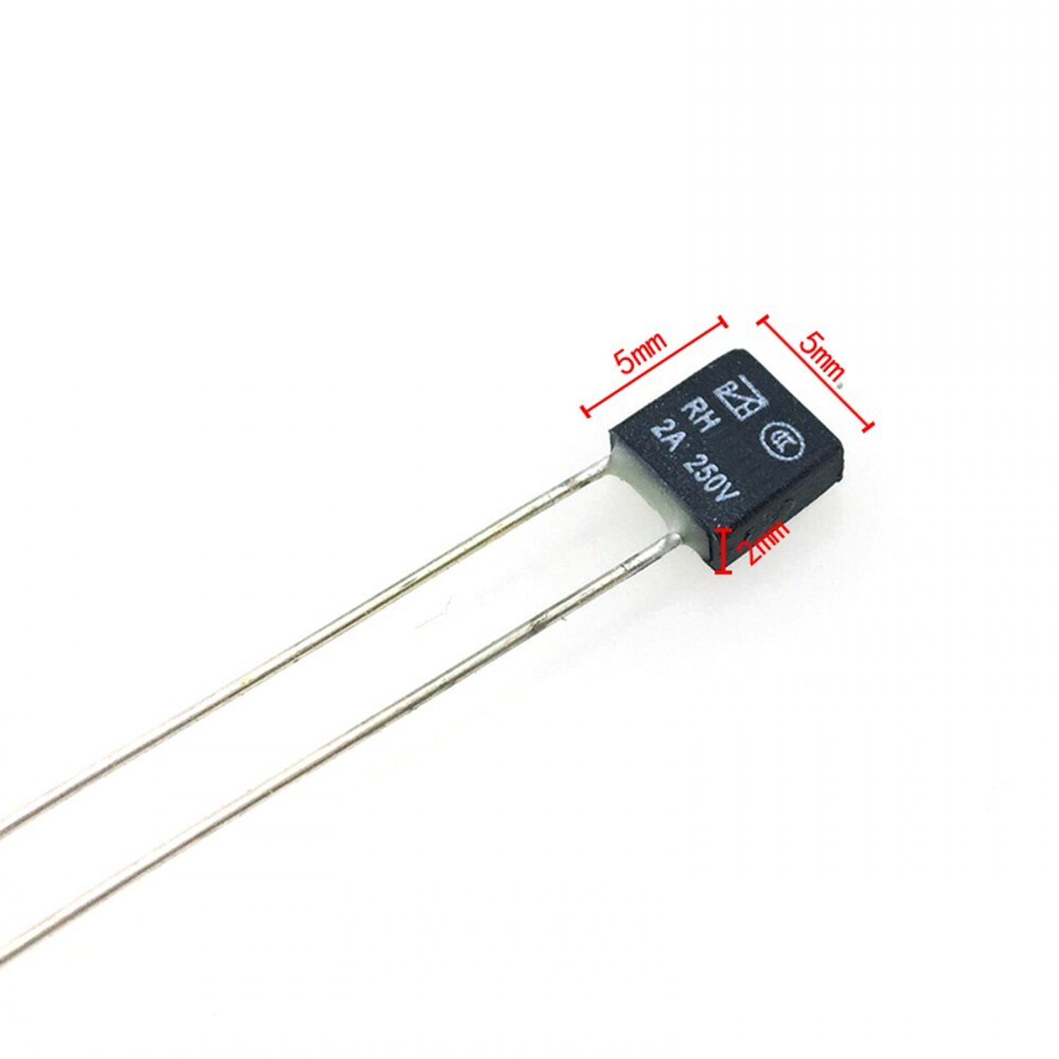 Купить Термопредохранитель RH01-92 (92°C, 2А, 250v) по низкой цене