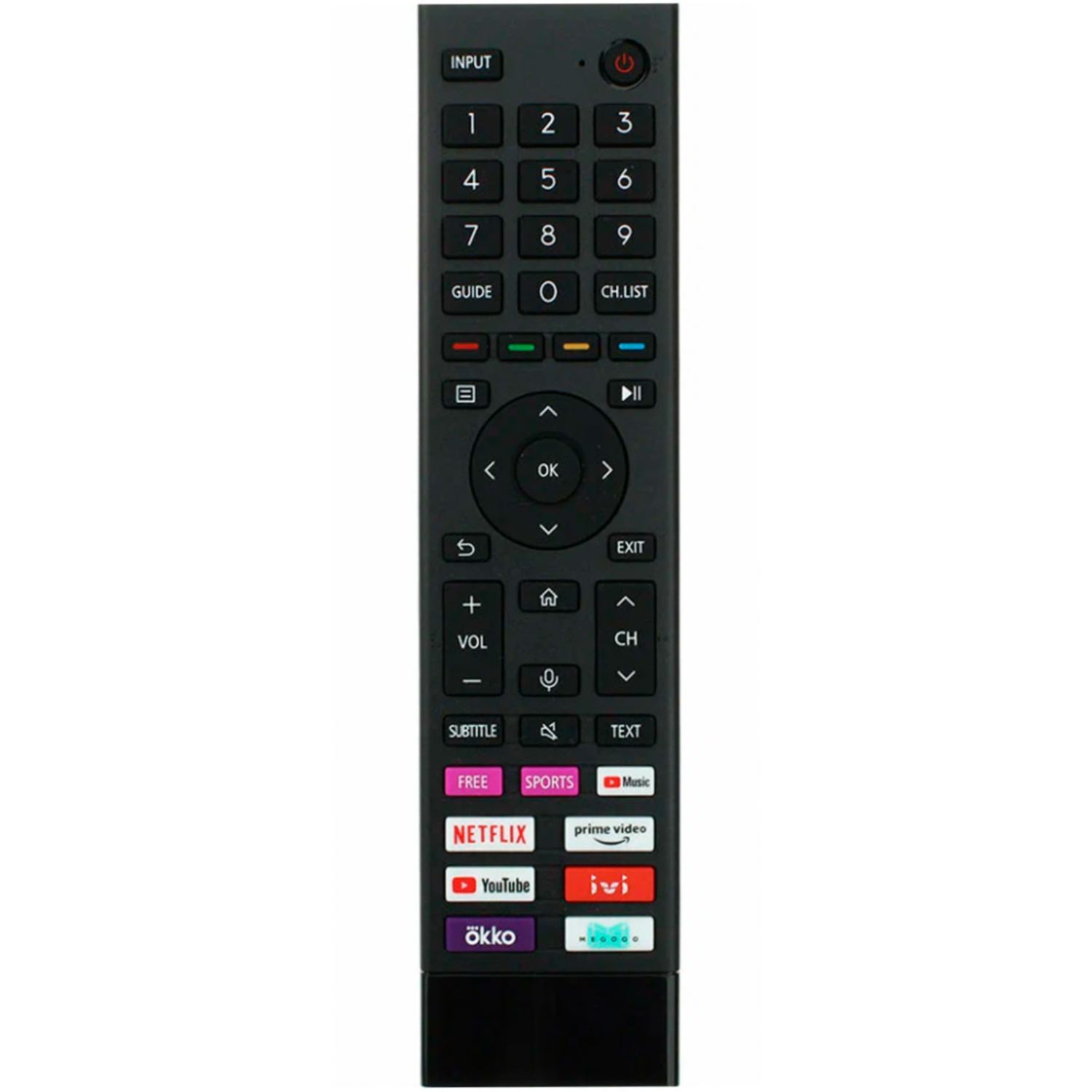 Купить Пульт для телевизора Hisense ERF3C80H (с микрофоном) по низкой цене