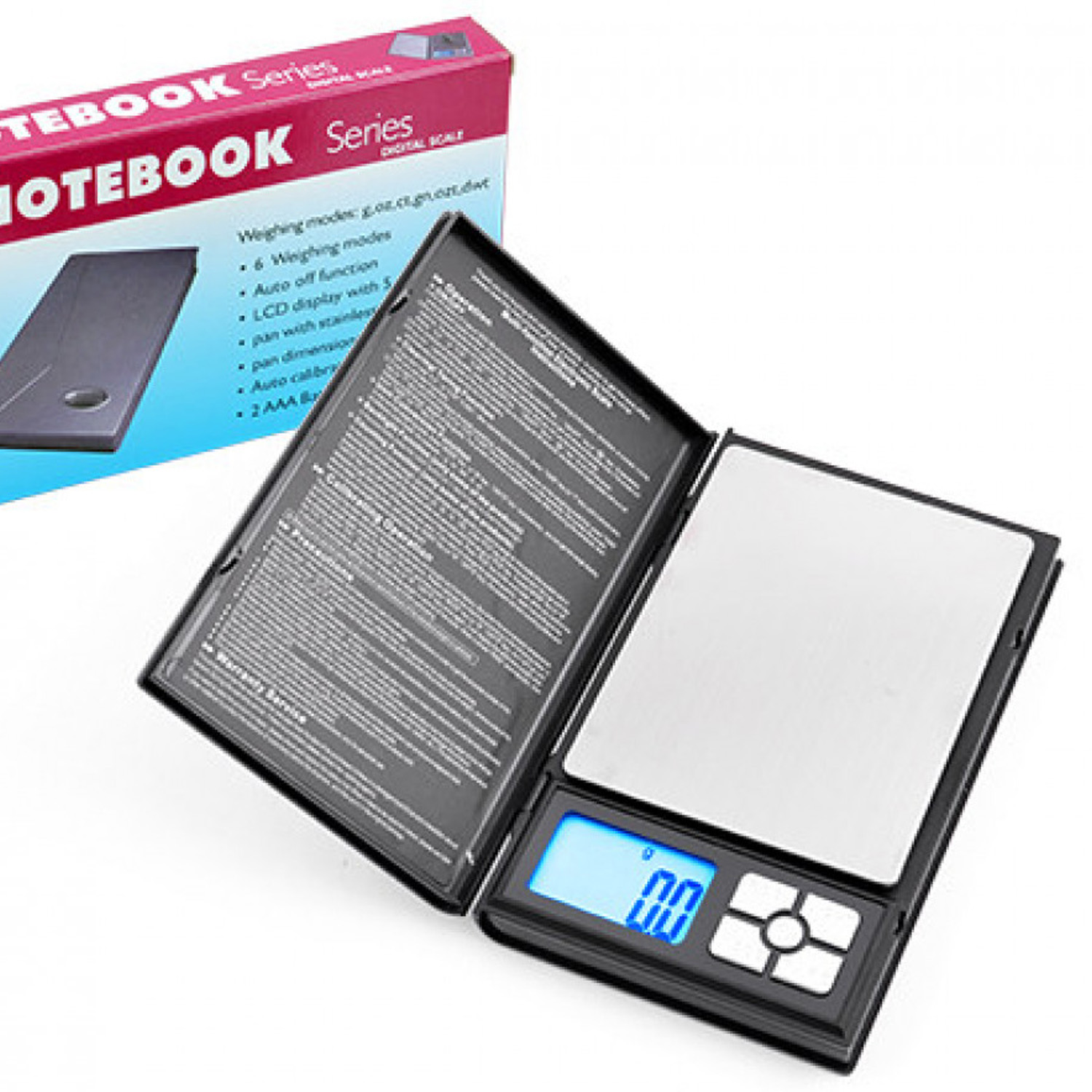 Ювелирные цифровые весы Notebook 1108-2 (2000g±0.1), фото
