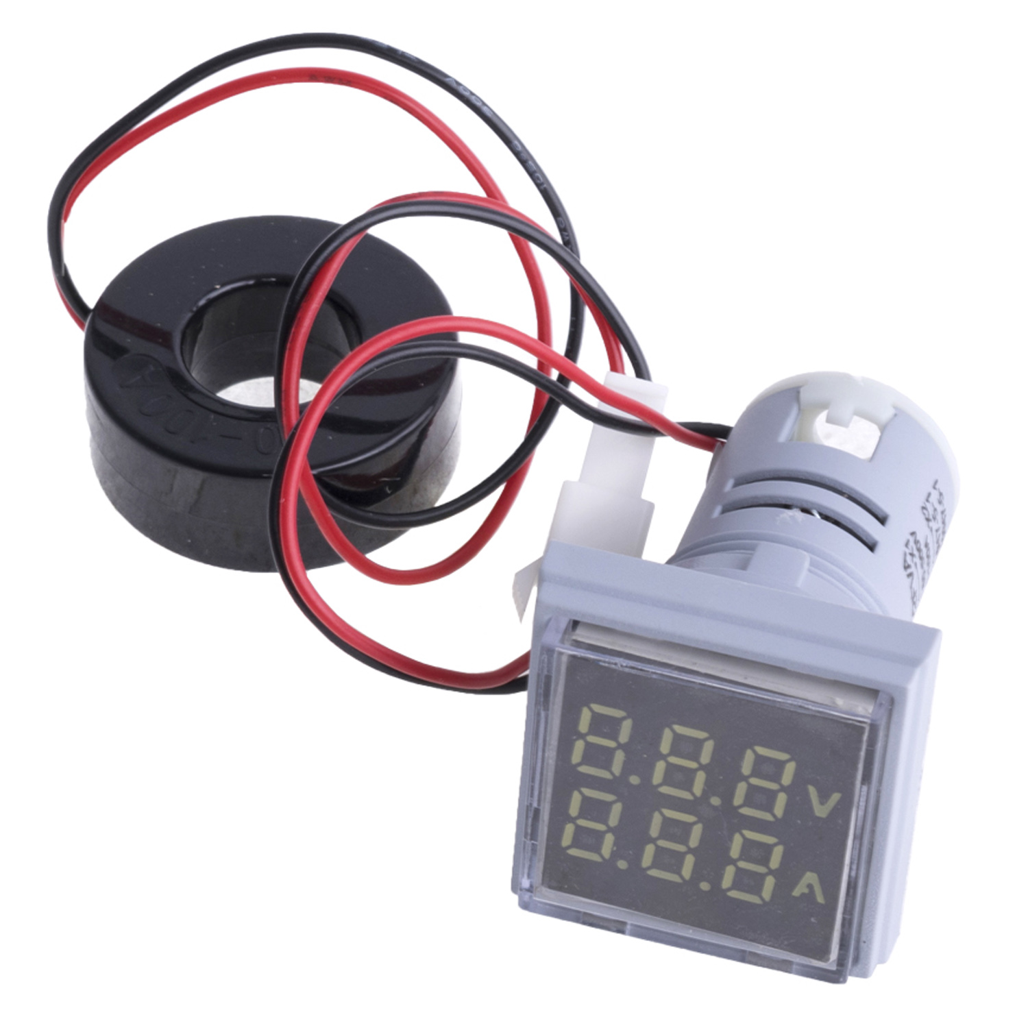 Цифровой Вольтметр-амперметр переменного тока LED AC 60-500V 100A Белый, фото
