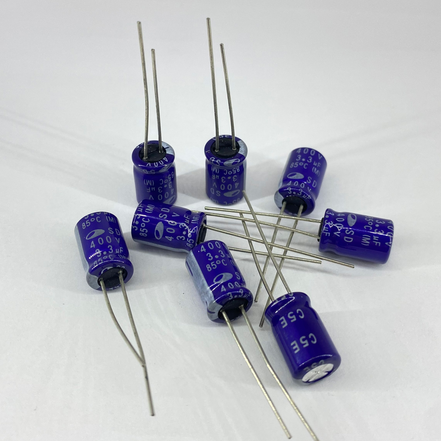 Электролитические конденсаторы 3,3 мкф x 400 В - 8x11,5 мм 85 °C SAMWHA, фото