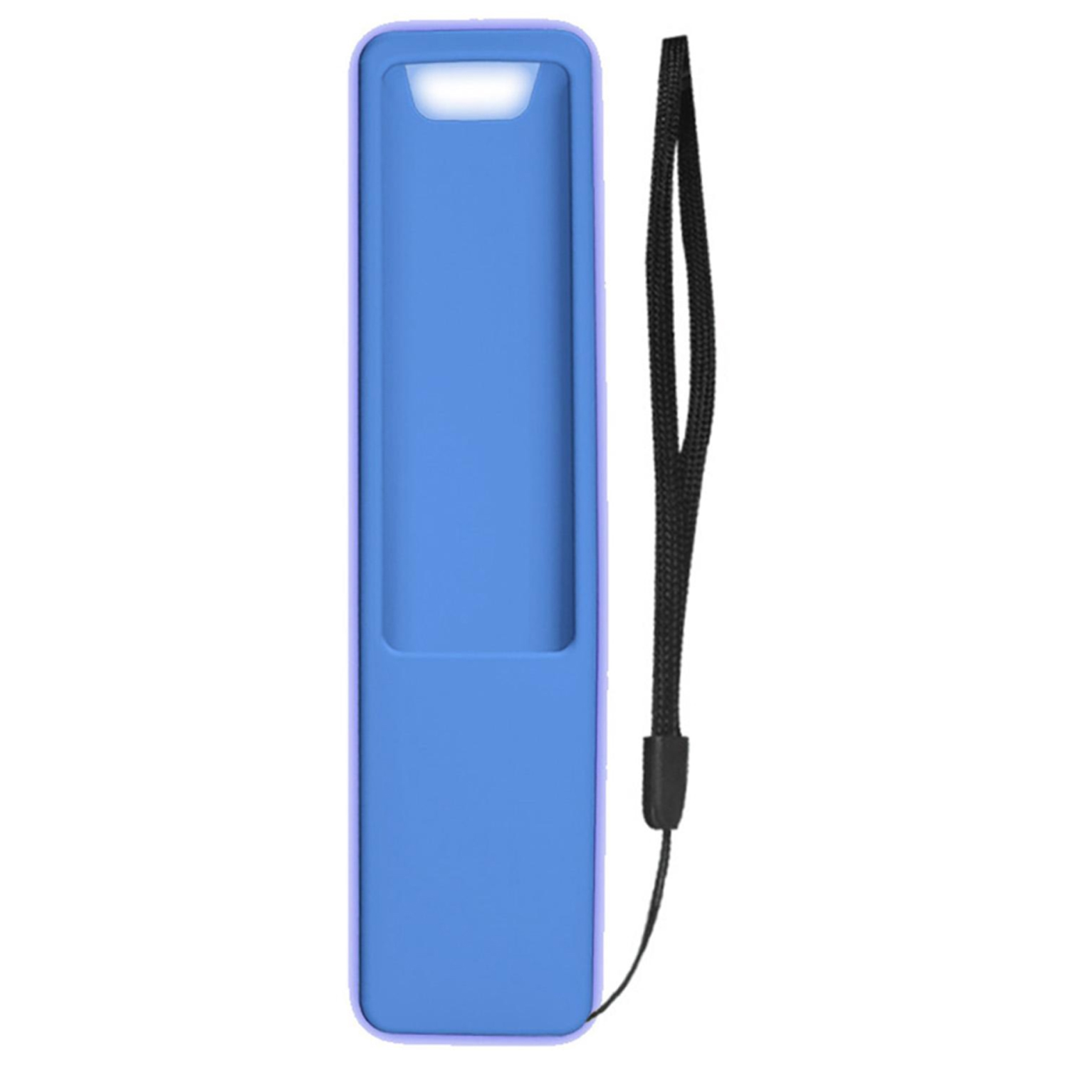 Чехол силиконовый для пульта Samsung (изогнутый корпус) голубой / люминесцентный Prime Tech PREMIUM, фото