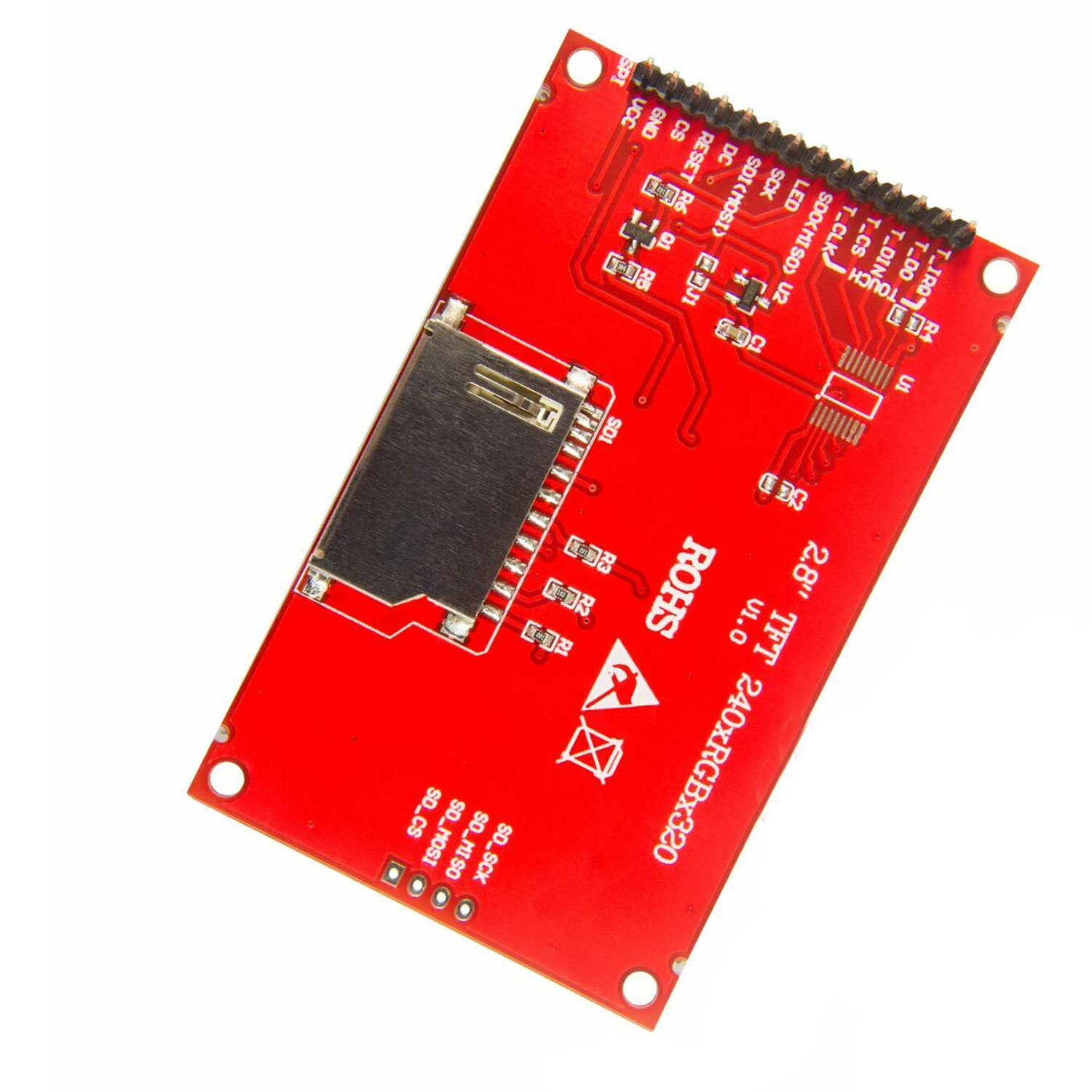 фото товара Дисплей цветной 2.8" TFT SPI LCD 240x320