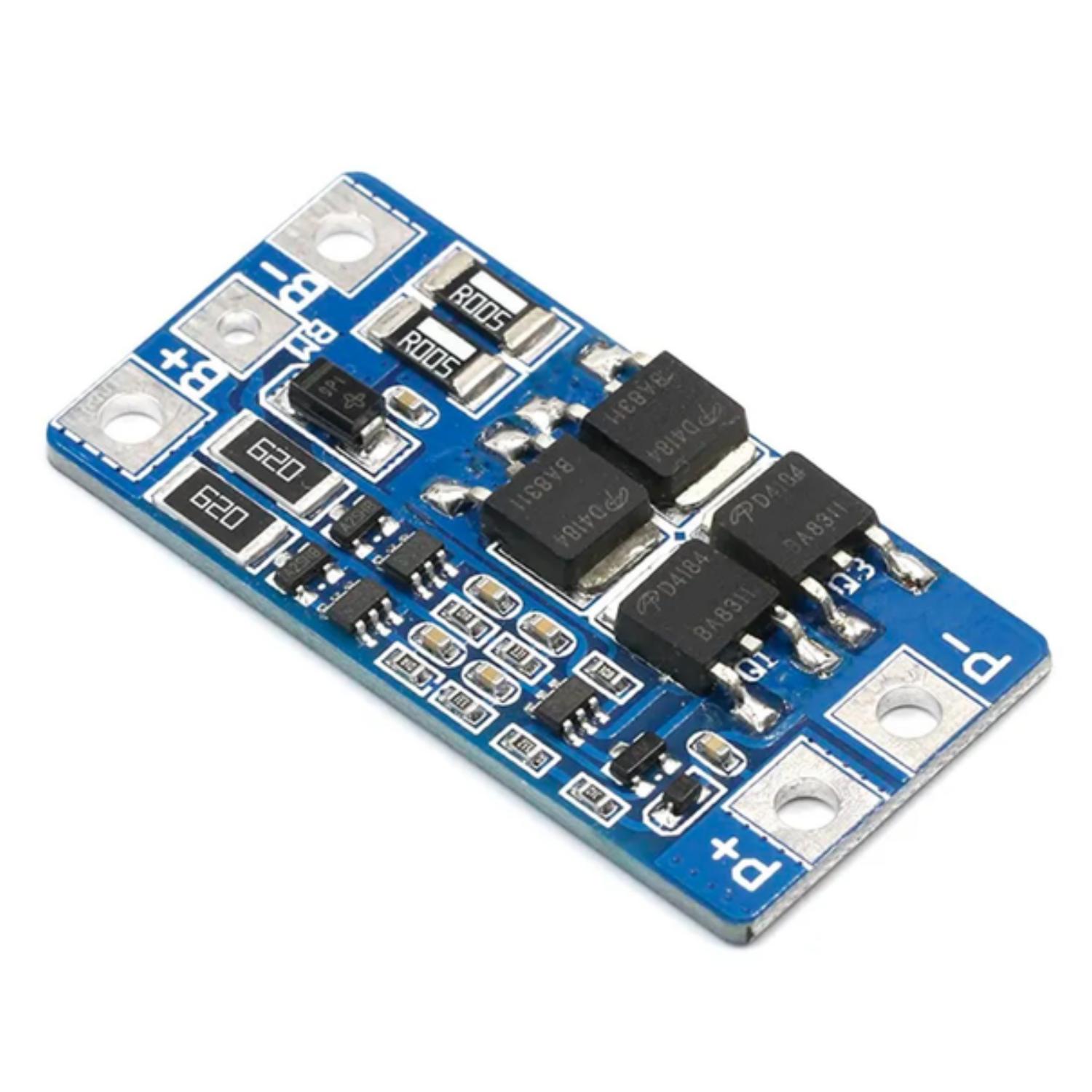 Купить Контроллер BMS 2S 10A для 2-x Li-Ion аккумуляторов по низкой цене
