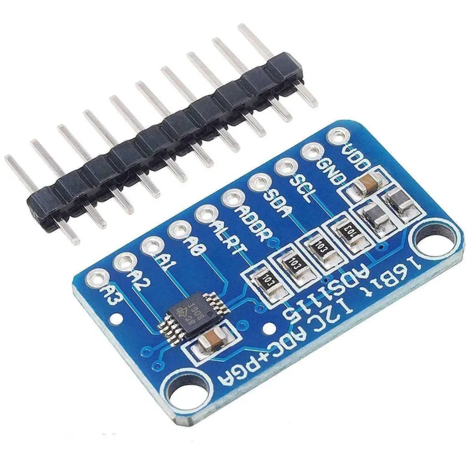 Купить Модуль АЦП 16-бит I2C на ADS1115 по низкой цене