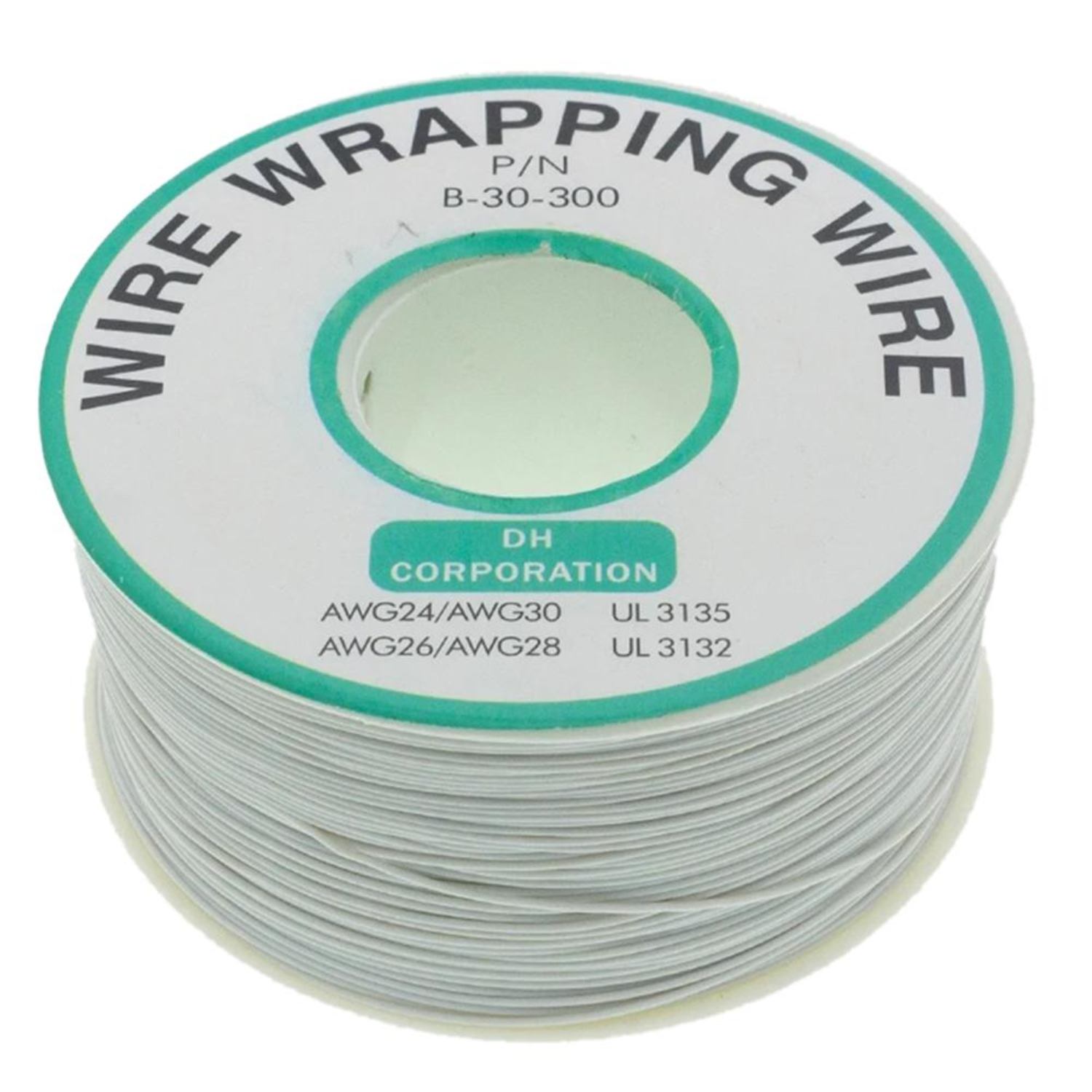 Купить Одножильный монтажный провод 30AWG 0.25 мм 250 м. белый по низкой цене