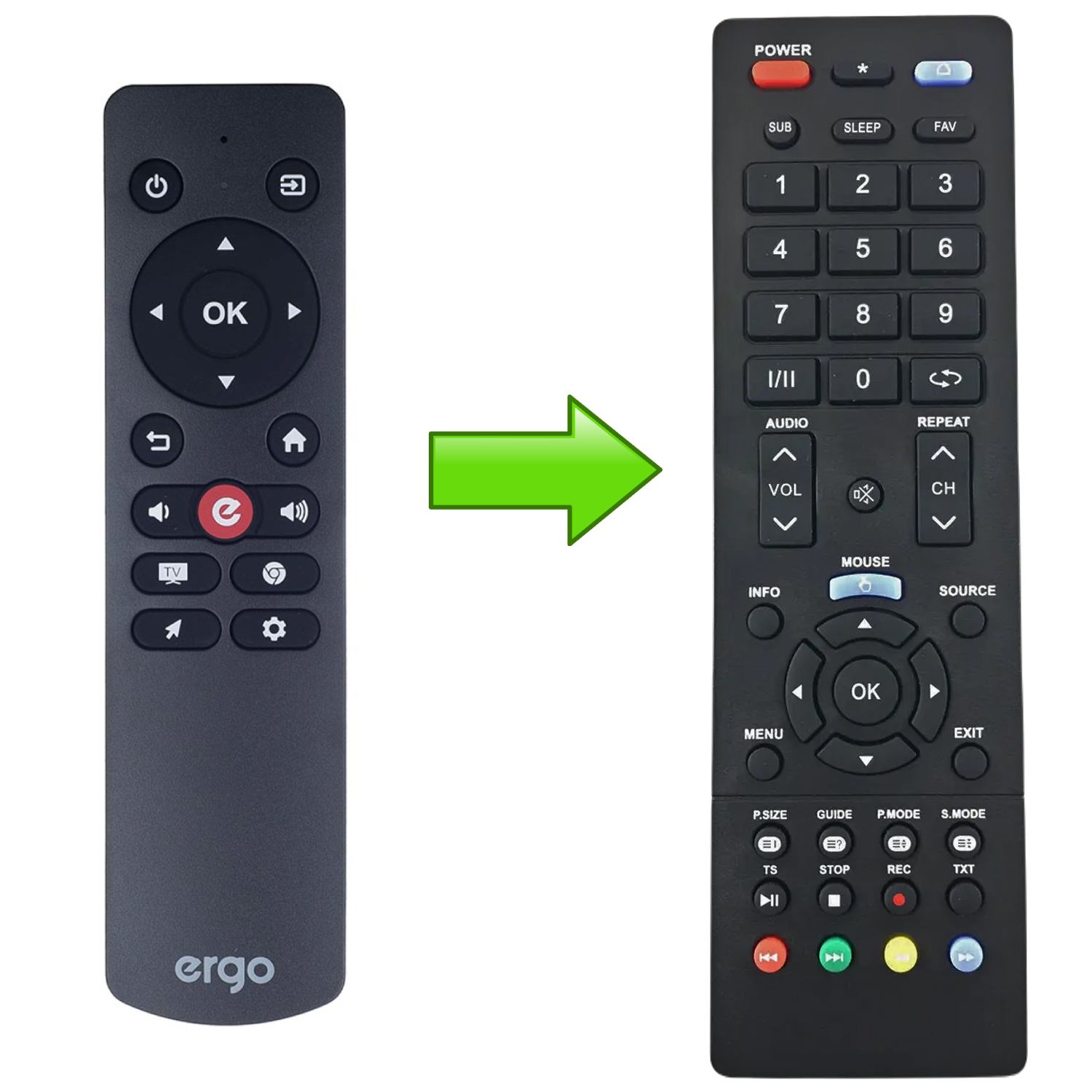 Купить Пульт для телевизора ERGO 49DU6510 по низкой цене
