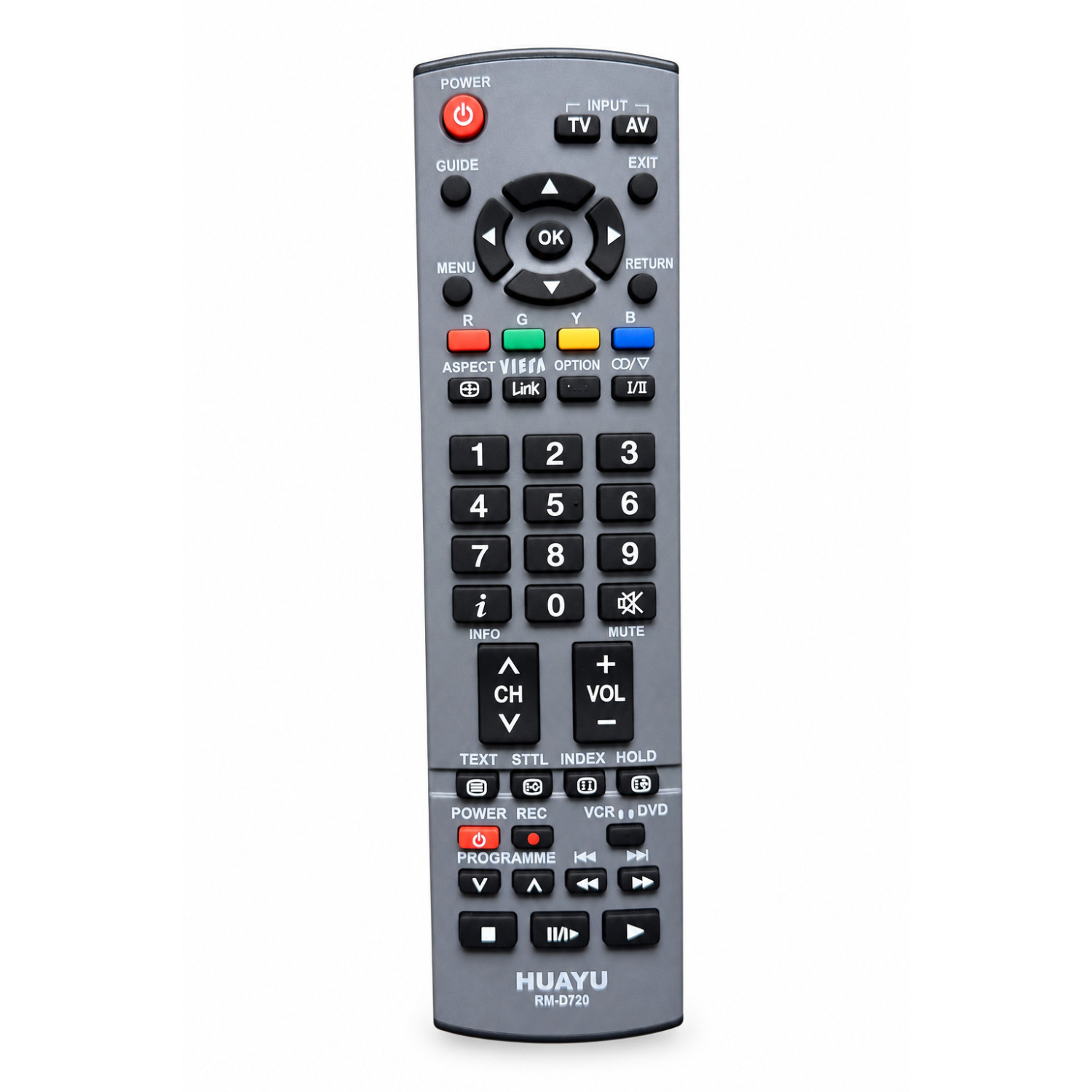 фото товара Универсальный пульт для телевизора Panasonic Huayu RM-D720