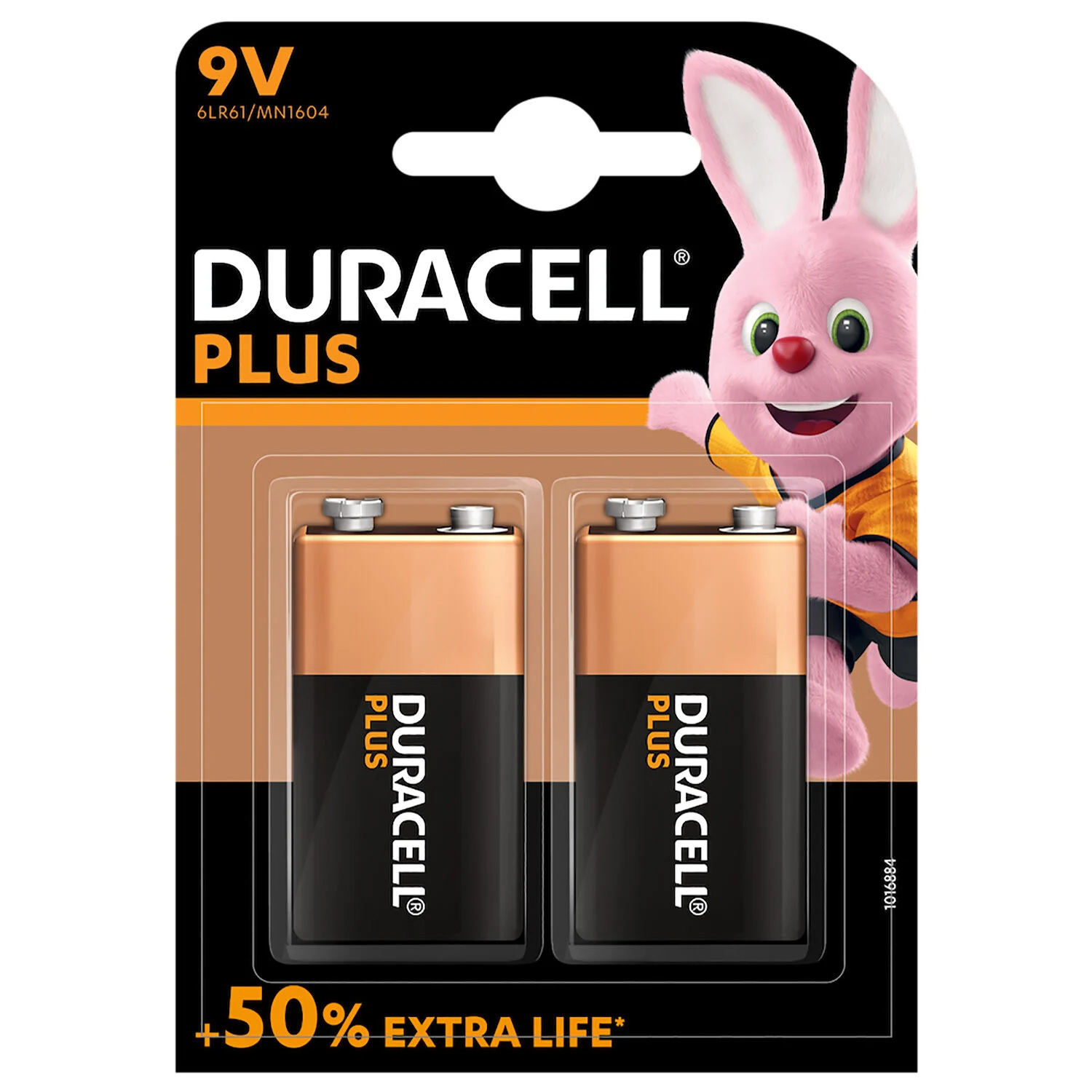 Батарейка Крона Duracell Plus alkaline 9V 6F22M (1шт), фото