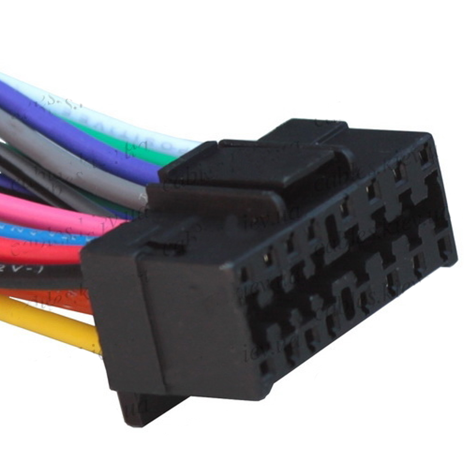 Переходник автомагнитолы ISO 456001 SONY - ISO с кабелем 20см, фото