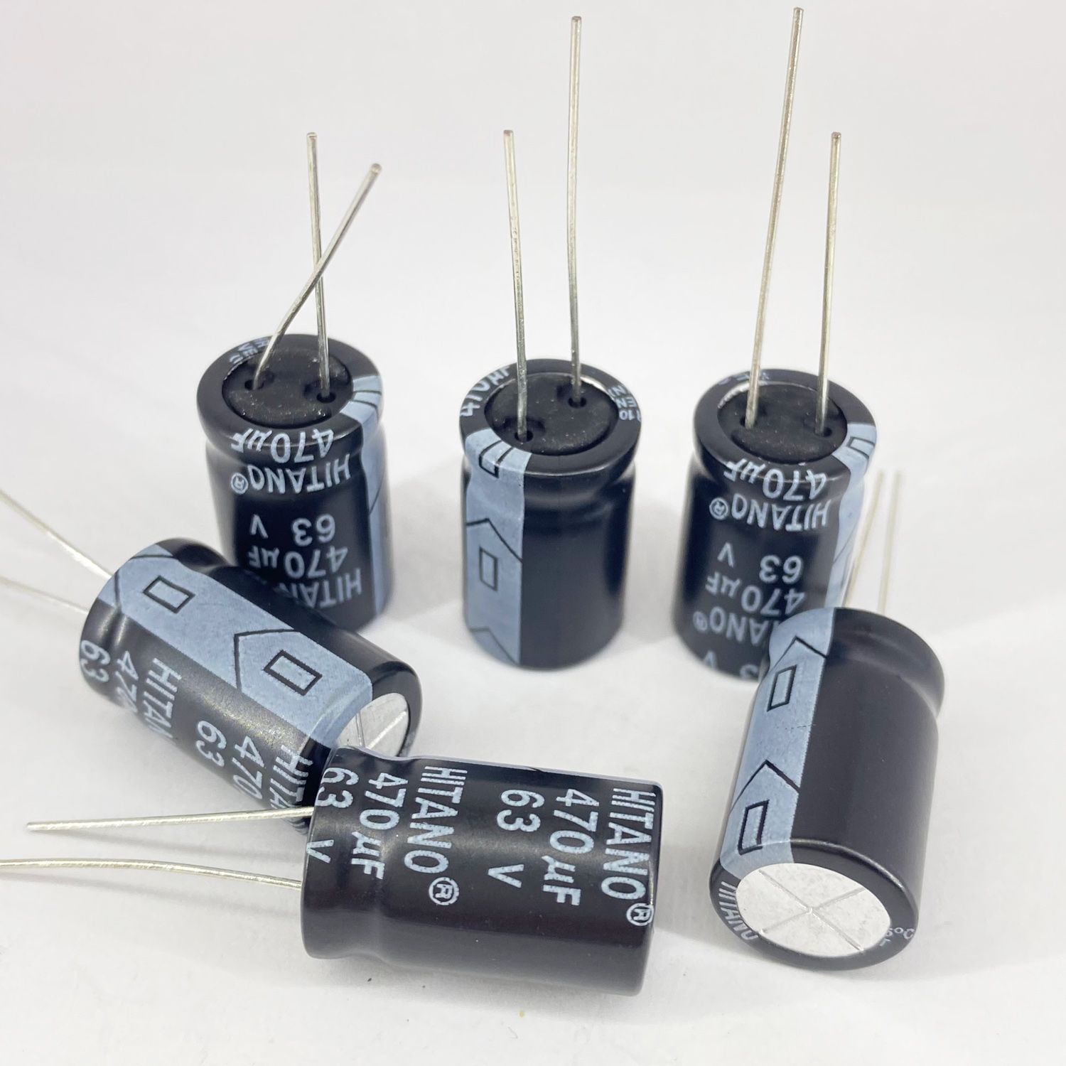 Электролитические конденсаторы 470 мкф x 63 В - 13x21 мм 105 °C HITANO, фото