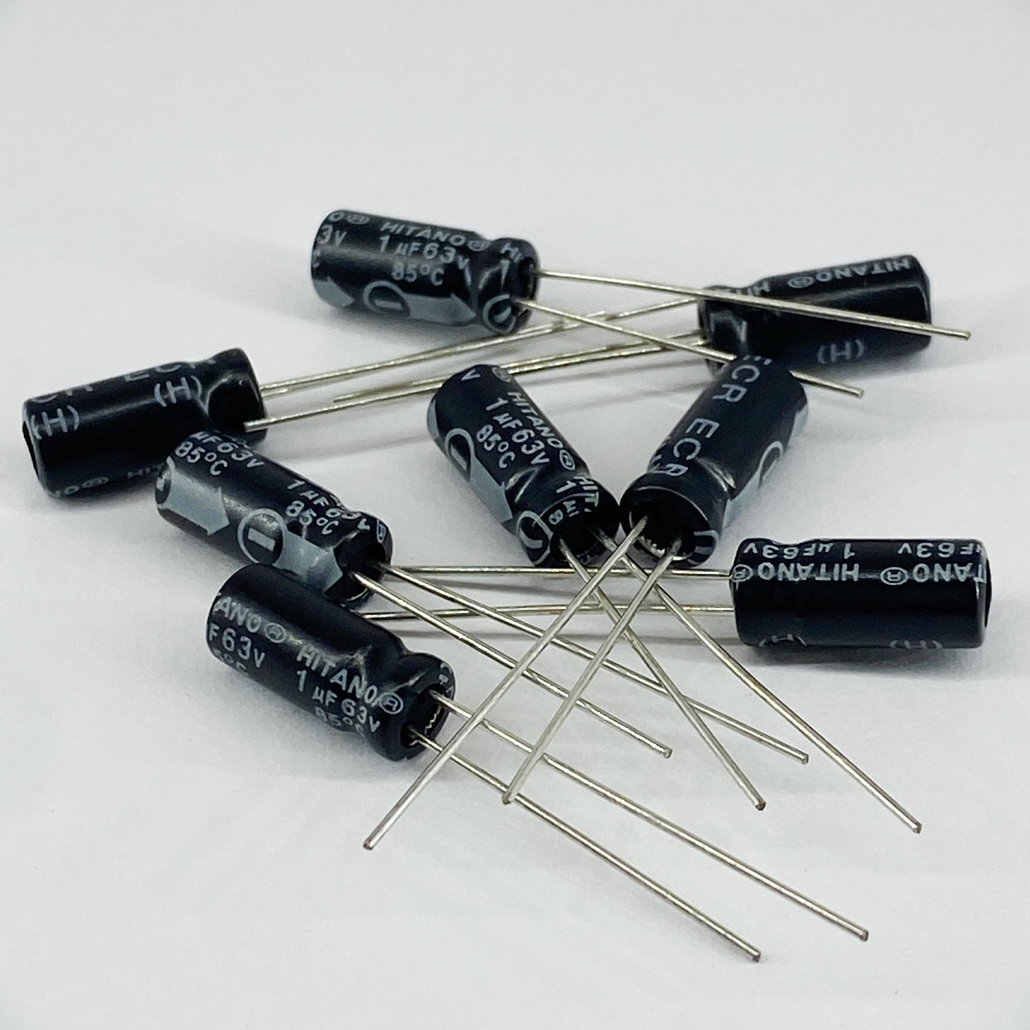 Электролитические конденсаторы 1 мкф x 63 В - 5x11 мм 85 °C HITANO, фото