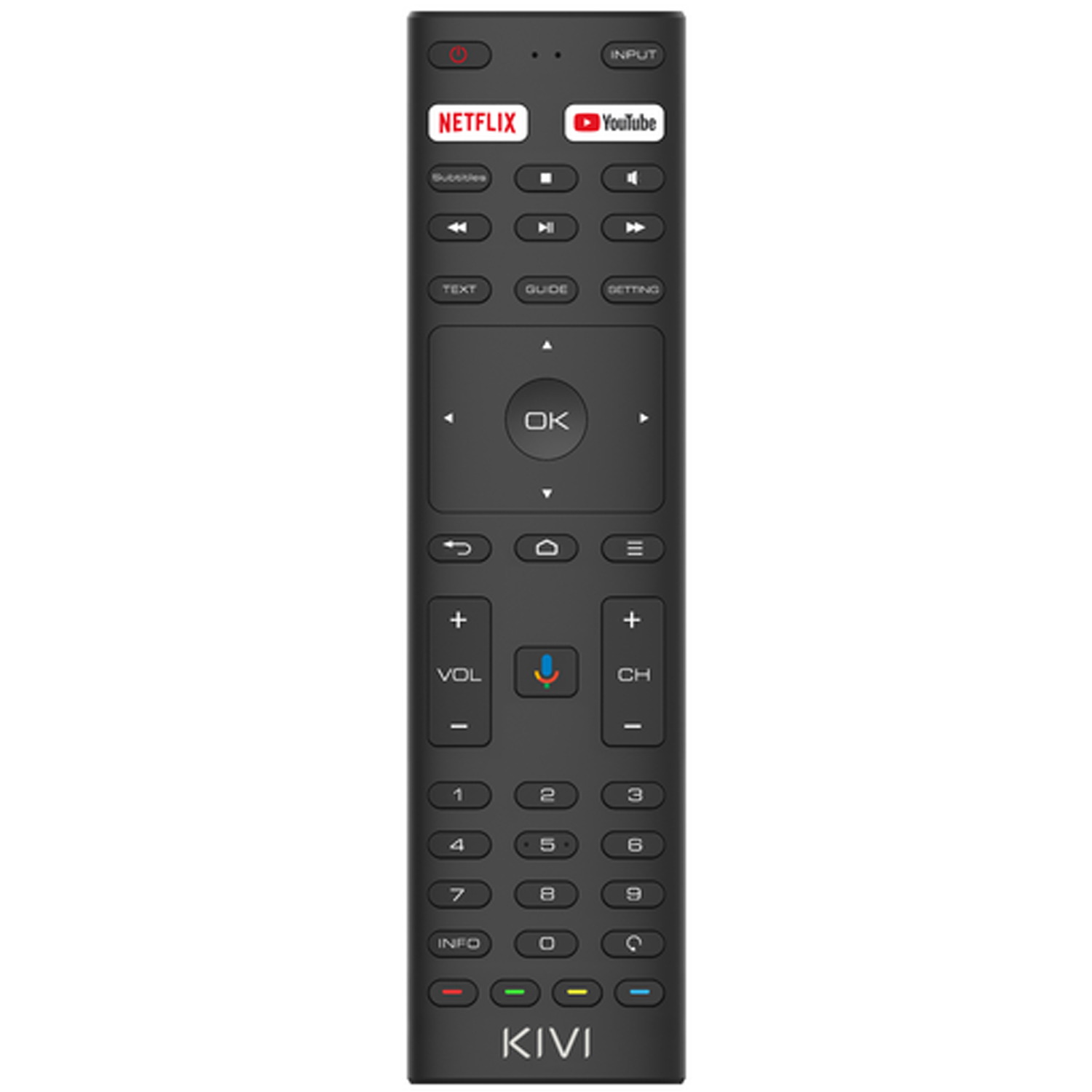 Купить Оригинальный пульт для телевизора KIVI RC20 (с микрофоном) по низкой цене