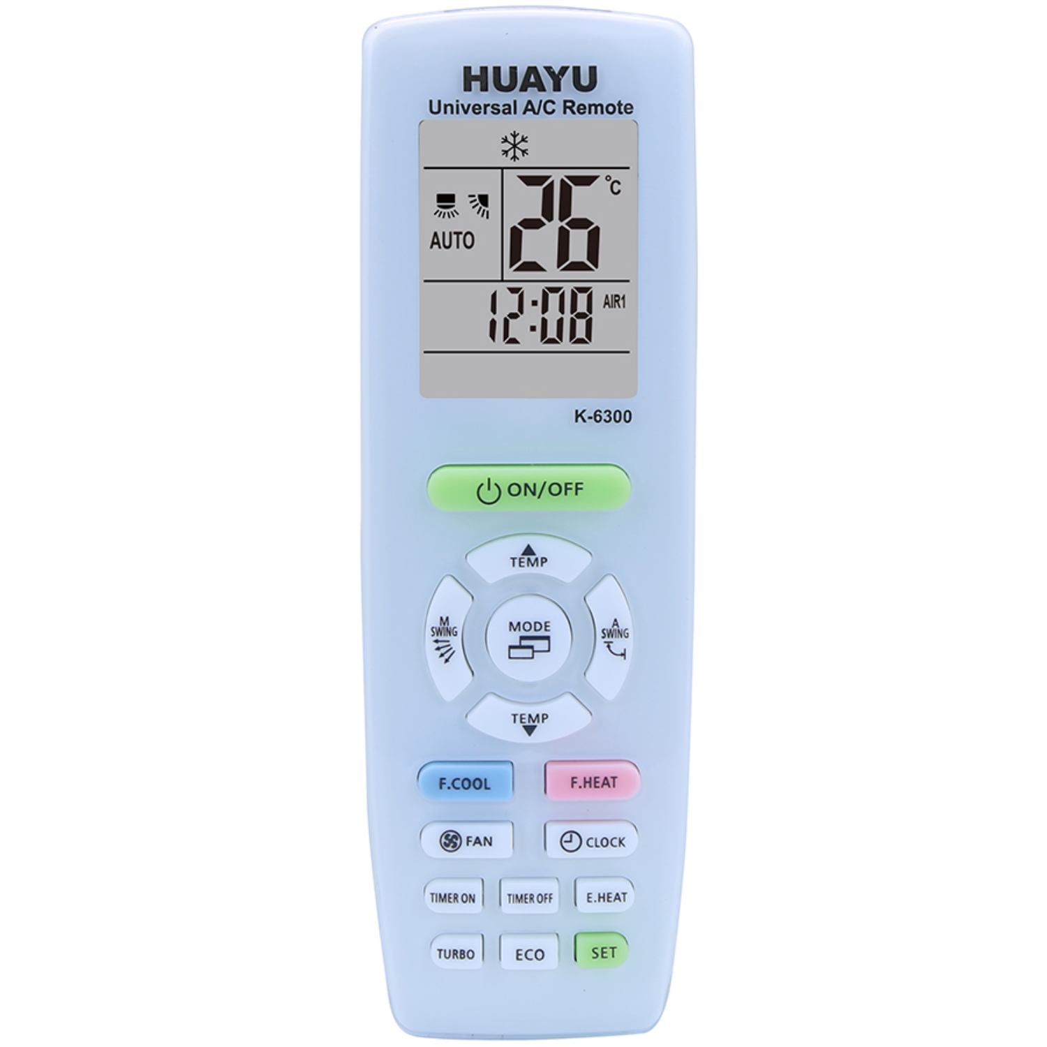 Купить Универсальный пульт для кондиционера HUAYU K-6300 по низкой цене