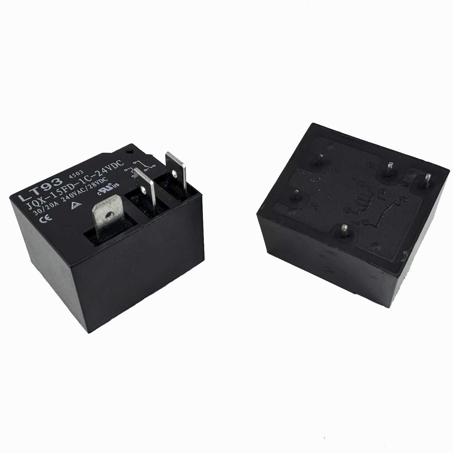 Купить Реле JQX-15FD(4503)-1C-24VDC  ток-30A контакты-1C по низкой цене