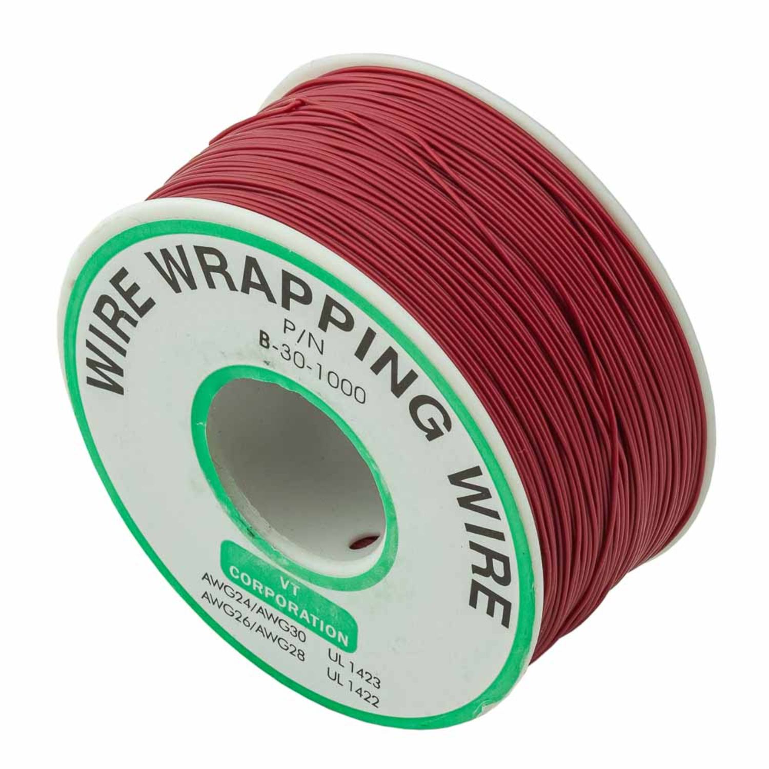 Купить Одножильный монтажный провод 30AWG 0.25 мм 250 м. красный по низкой цене