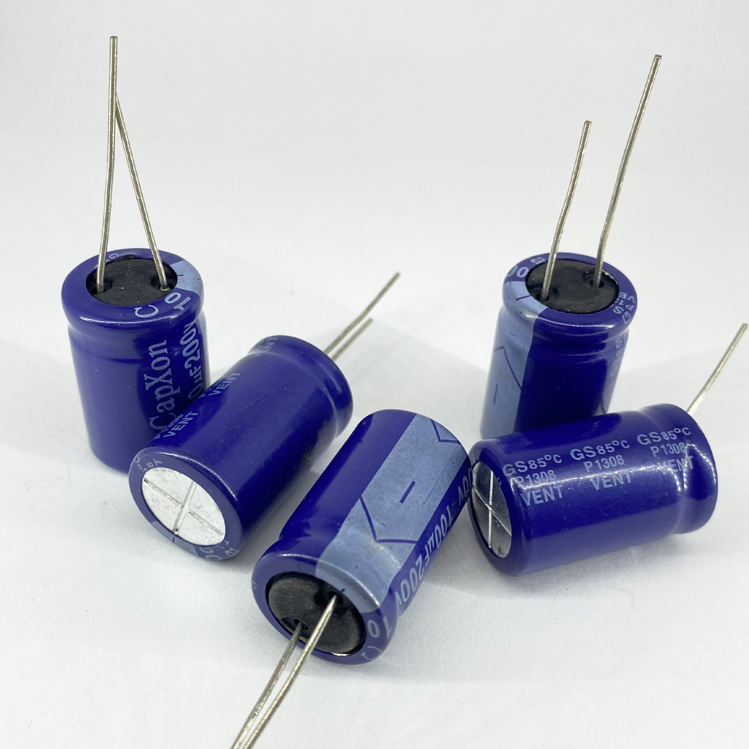 Электролитические конденсаторы 100 мкф x 200 В - 16x25 мм 85 °C CapXon, фото