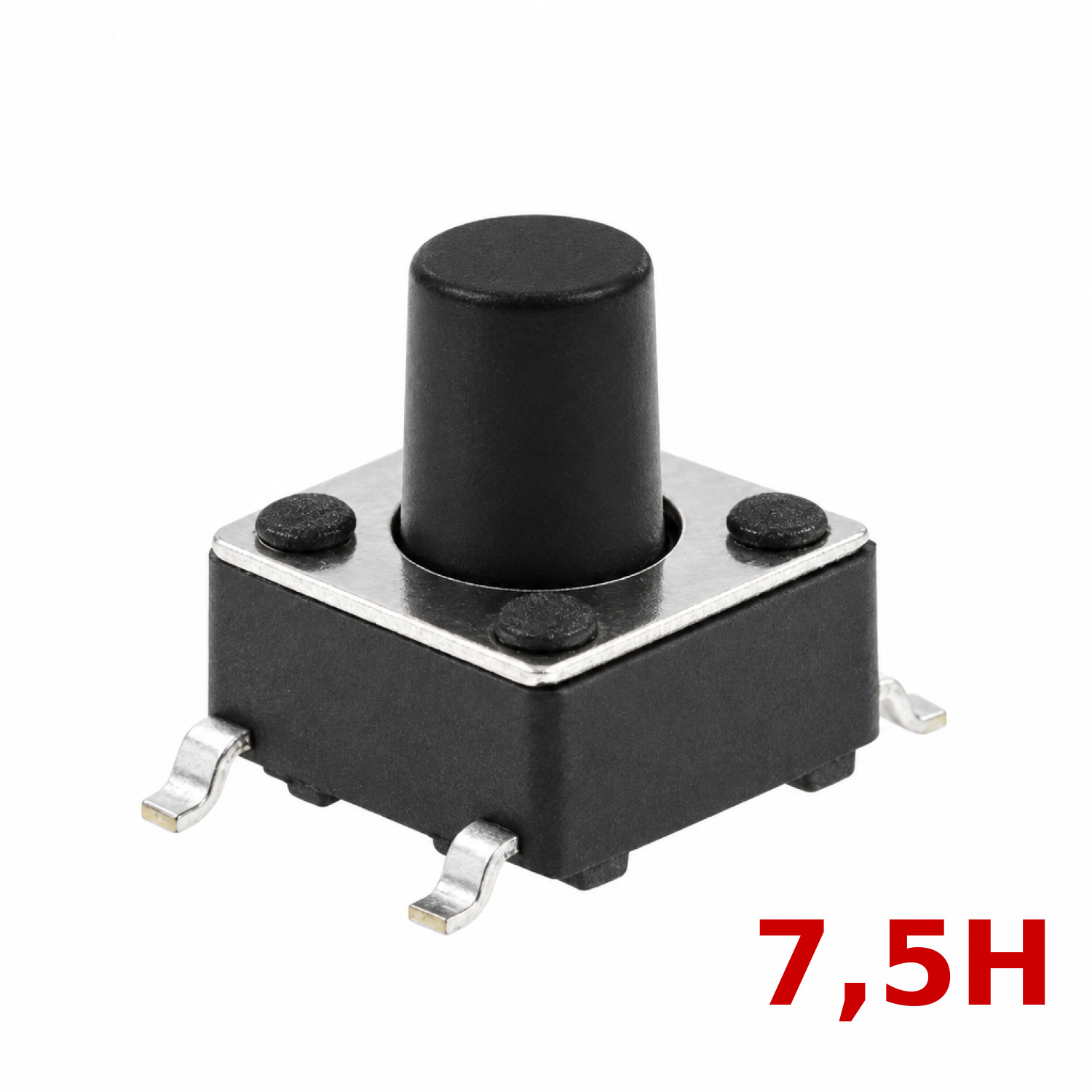 фото товара Кнопка тактовая SMD 6x6x 7.5 мм