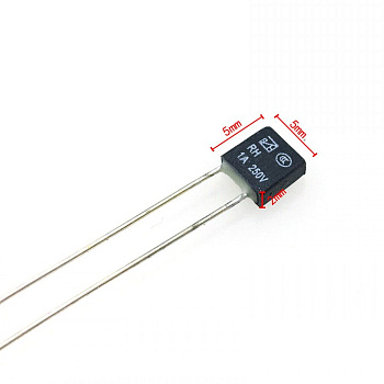 Купить Термопредохранитель 125°C, 1А, 250v по низкой цене