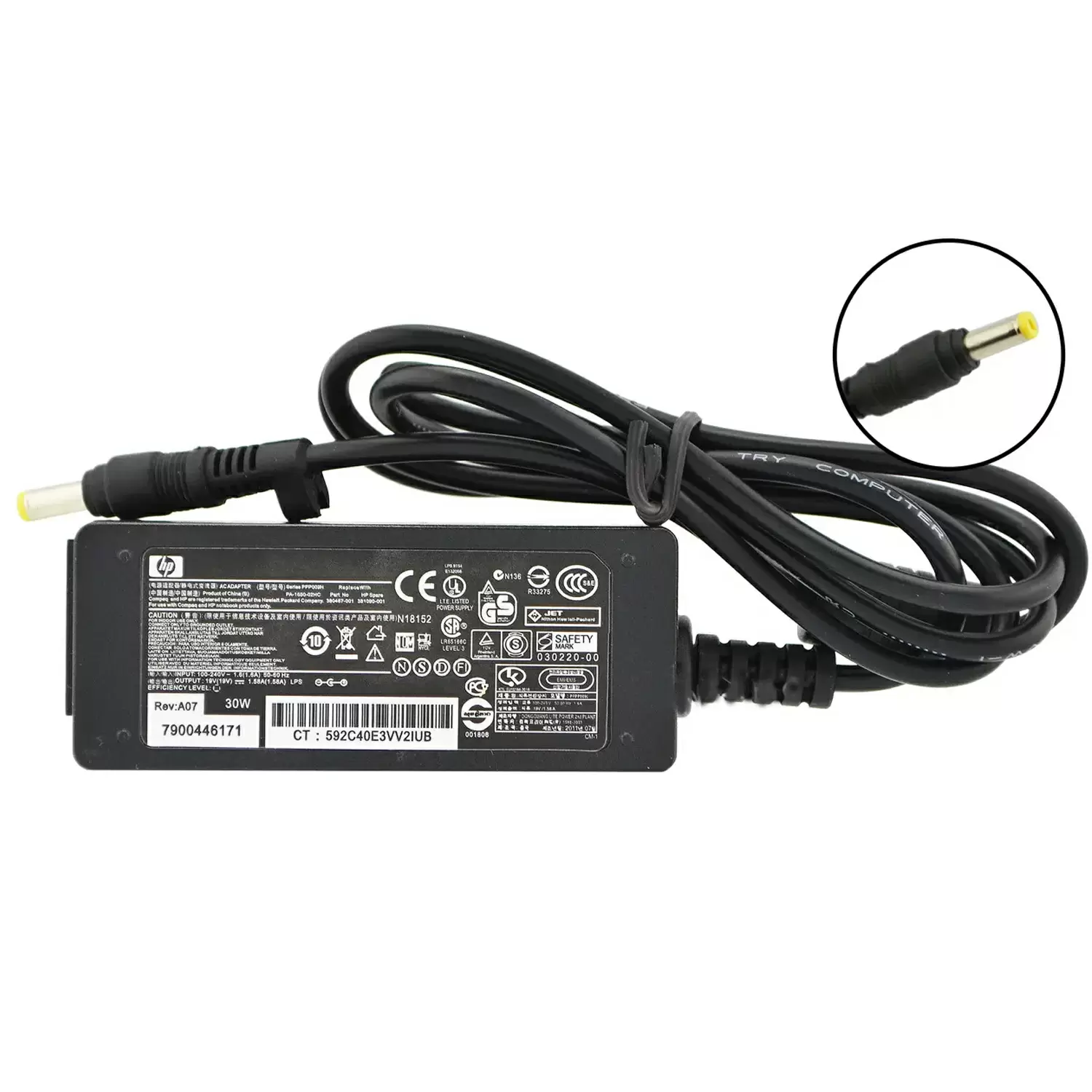 Блок питания для ноутбука HP 19V 1.58A 30W 4.0x1.7 Купить Блок питания для ноутбука HP 19V 1.58A 30W 4.0x1.7 по низкой цене