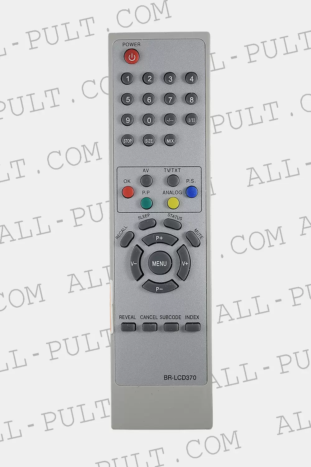 Пульт для телевизора Bravis BR-LCD370 фото товара Пульт для телевизора Bravis BR-LCD370